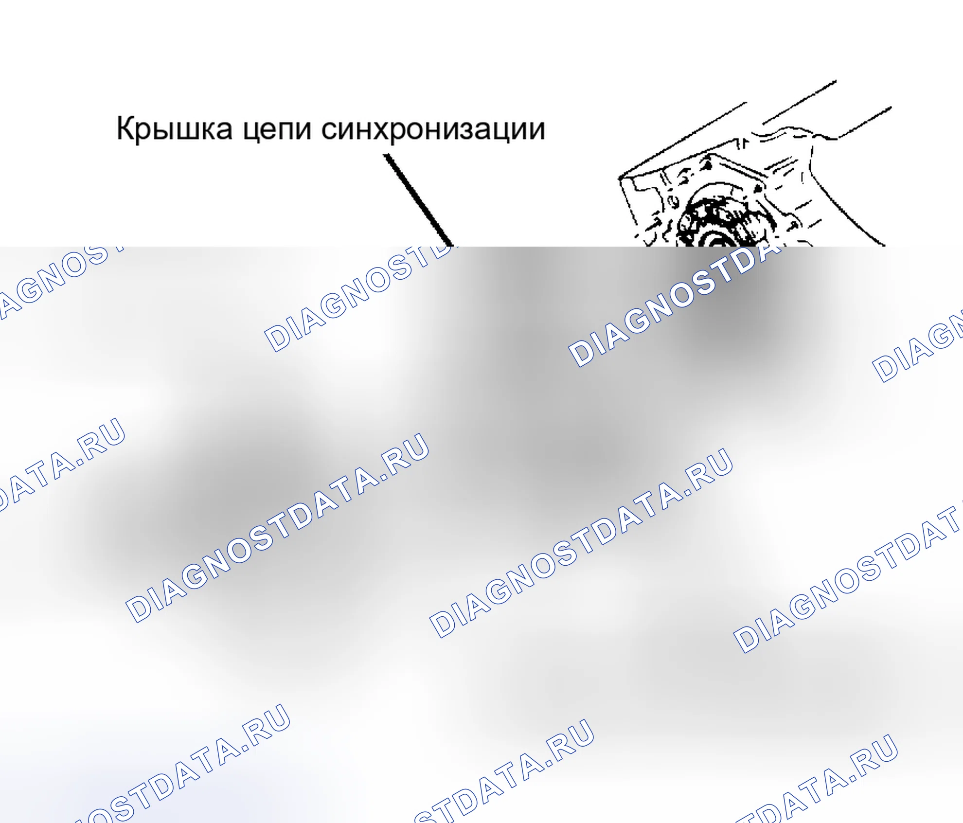 Рис. 14: Водяной насос и передняя крышка. Oldsmobile Omega I
