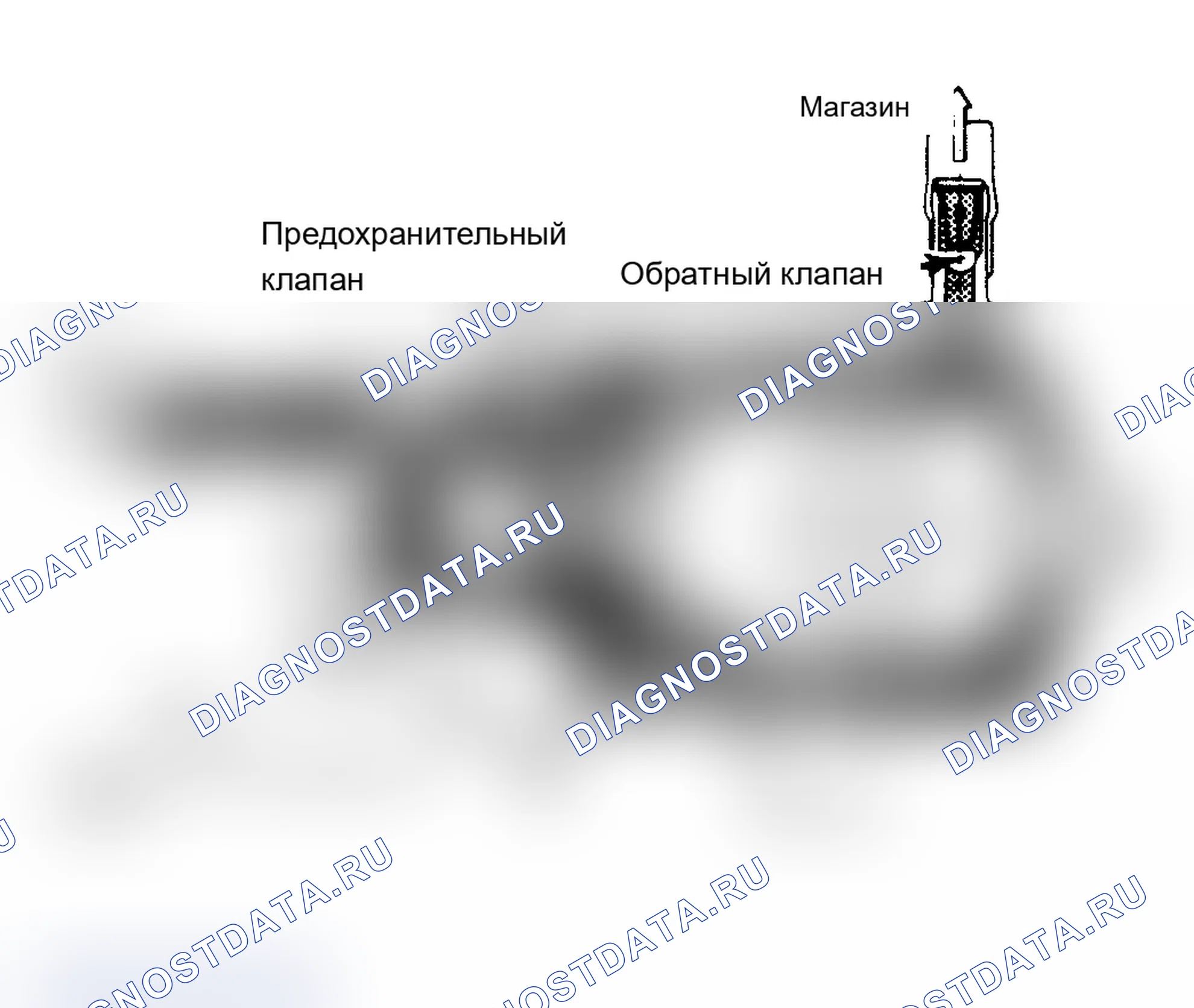 Рис. 60: Вид в разрезе топливного насоса Mitsubishi Electric. Mitsubishi Mirage II