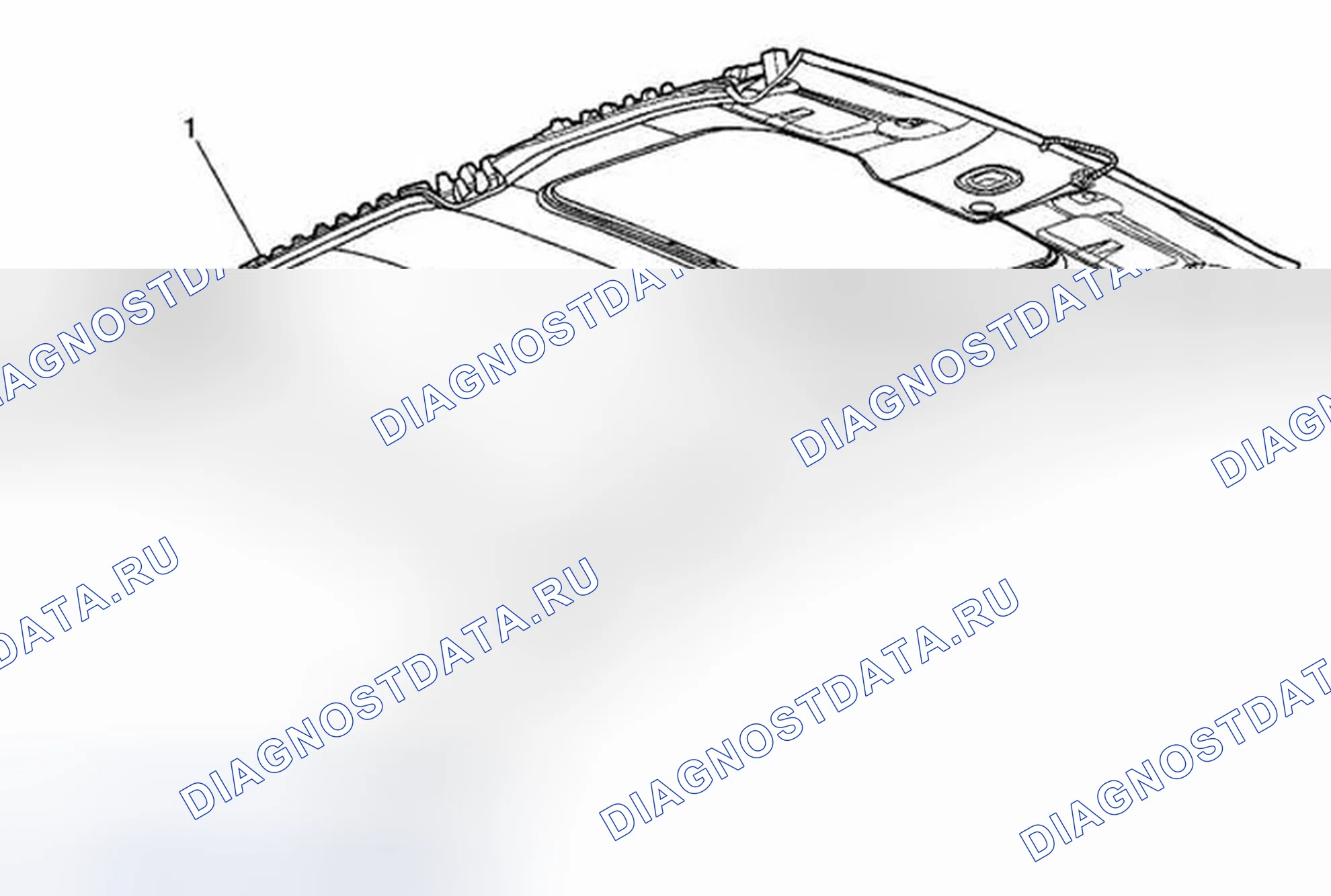 Рис. 11: Замена хедлайнера. Chevrolet Cobalt I