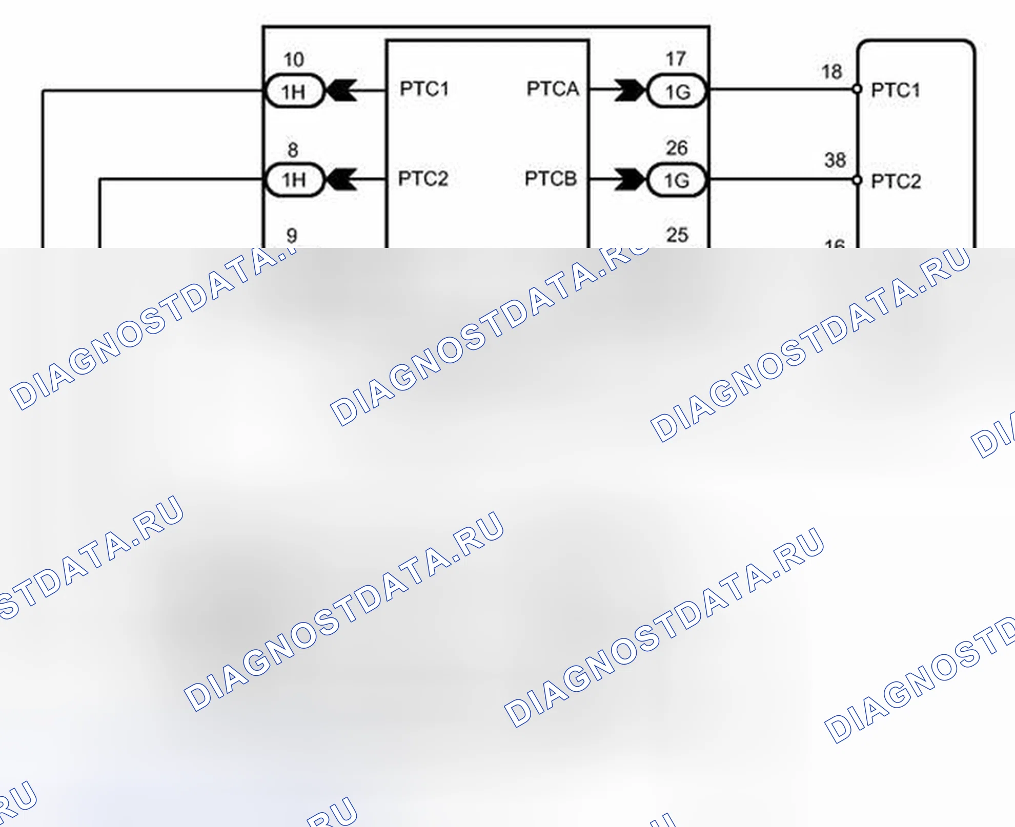 Рис. 326: электросхема. Toyota Prius PHV pre-III