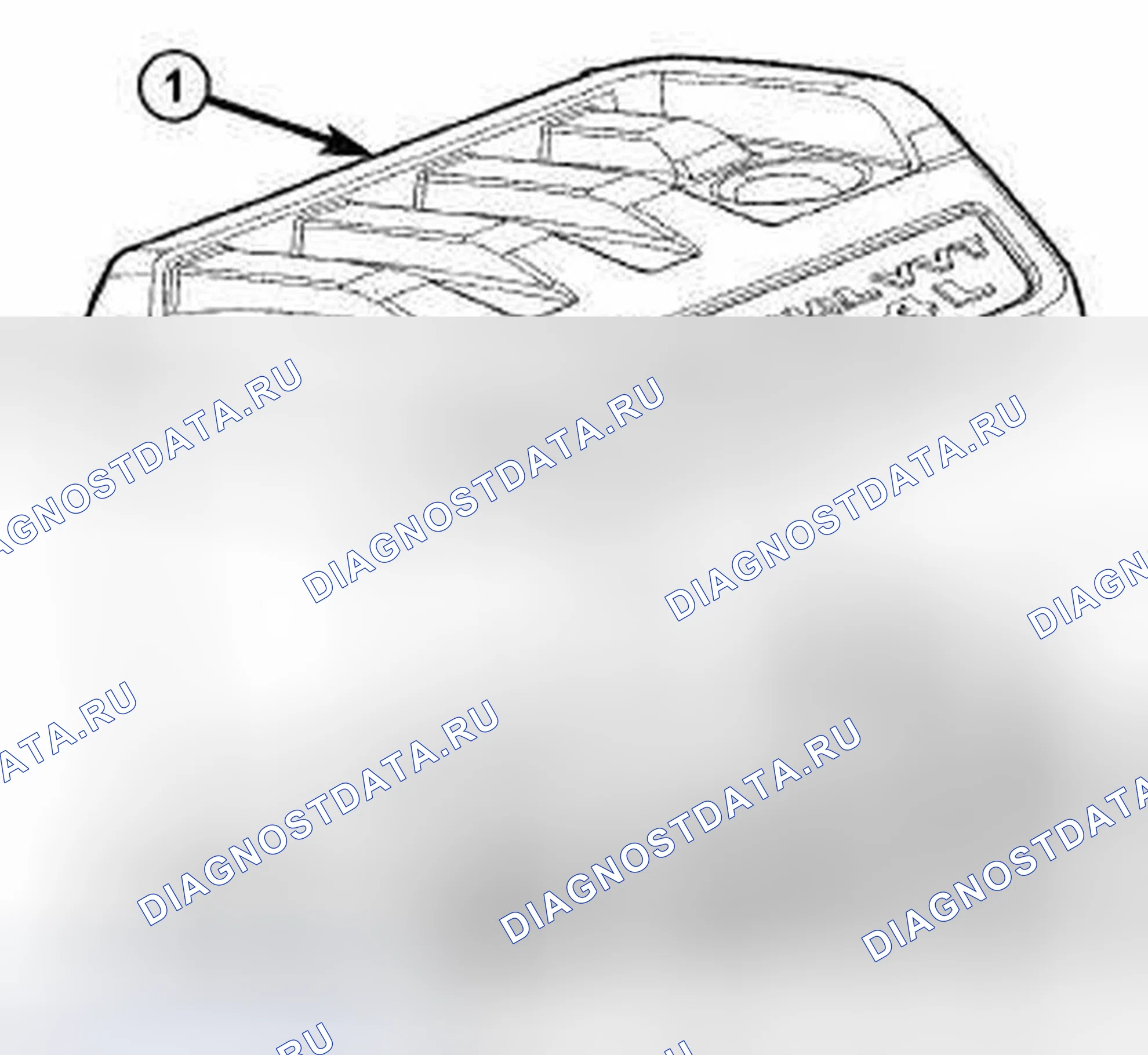 Рис. 591: КРЫШКА ДВИГАТЕЛЯ. Jeep Compass I рестайлинг 2