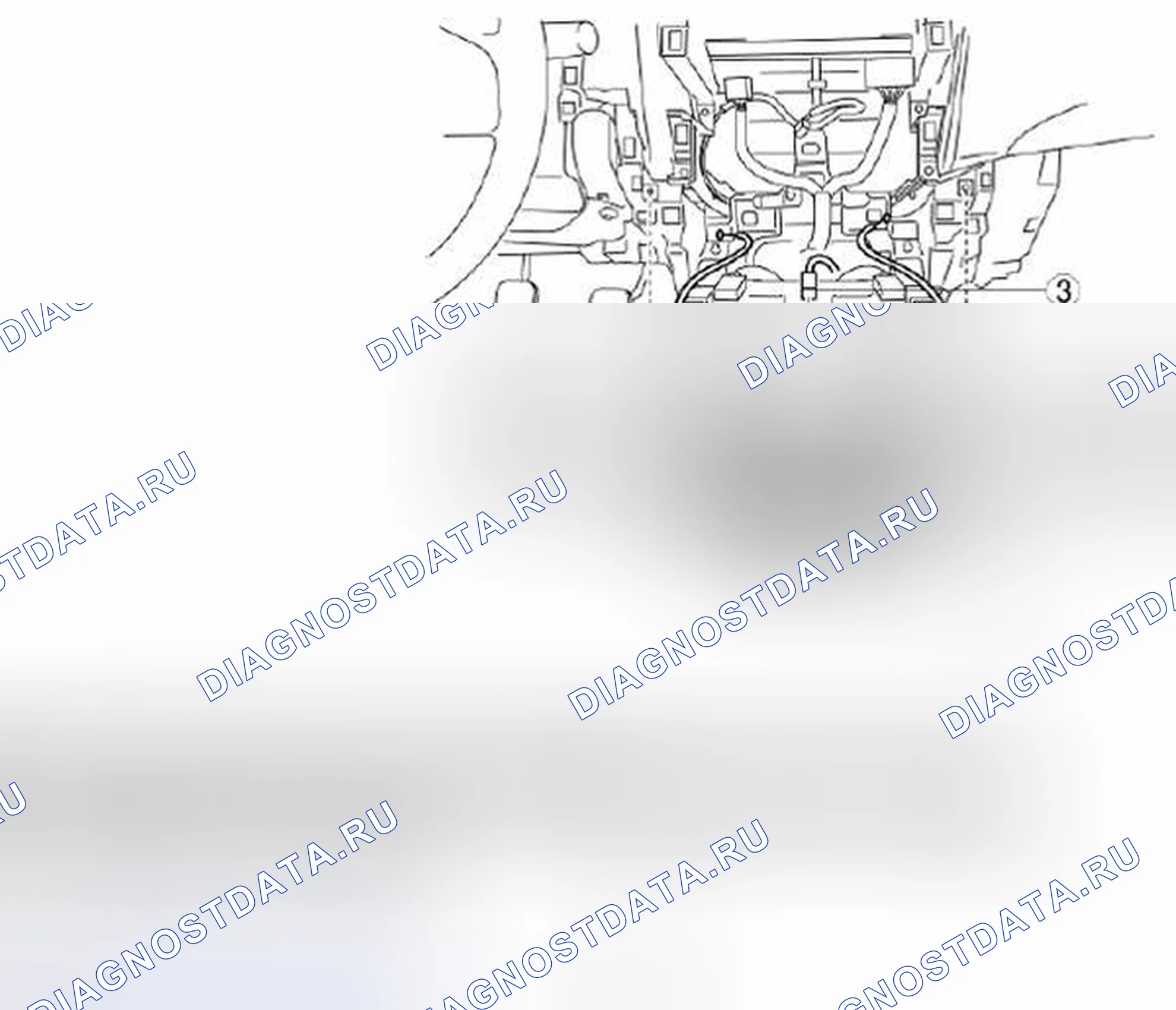 Рис. 44: СНЯТИЕ / УСТАНОВКА БЛОКА КЛИМАТ-КОНТРОЛЯ [РУЧНОЙ КОНДИЦИОНЕР]. Mazda 3 BL рестайлинг