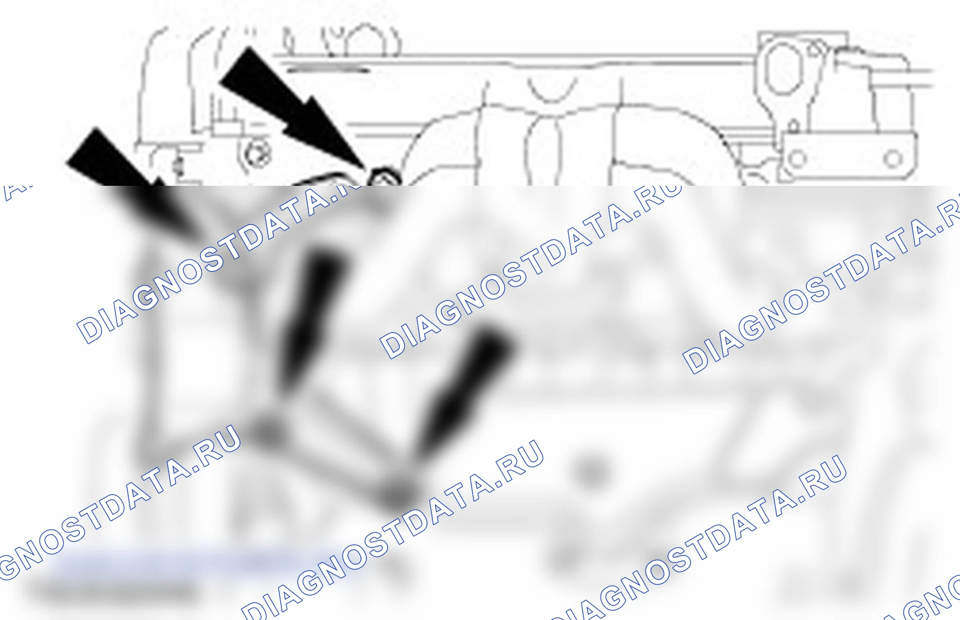 Разборка двигателя. Ford Transit Connect I