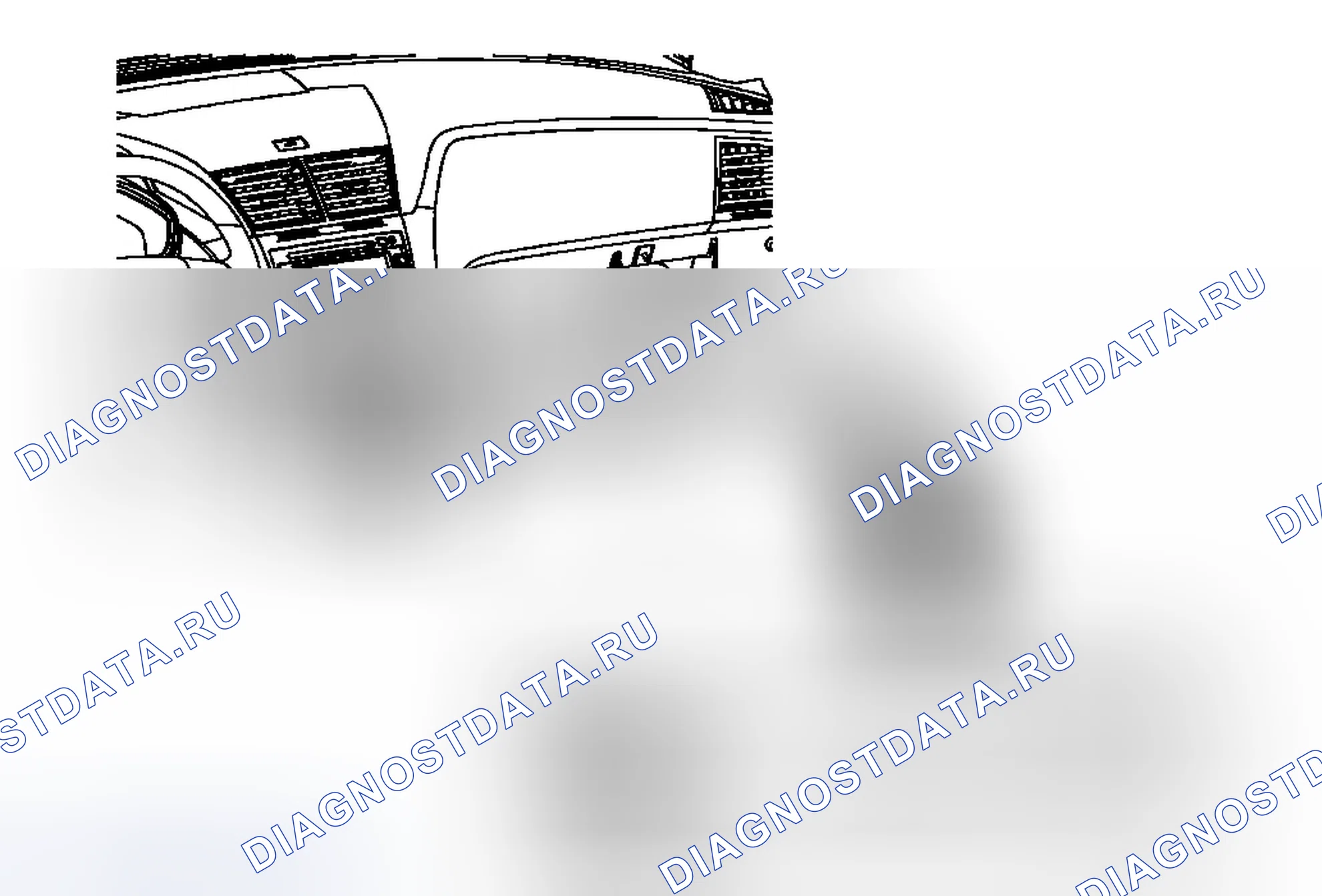 Рис. 163: Замена дверного демпфера отсека приборной панели (траверса). Chevrolet Traverse I