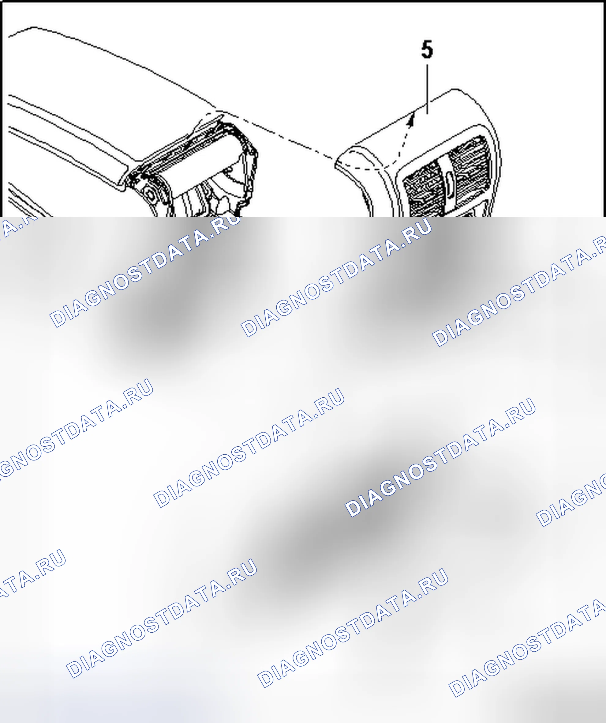 Рис. 74: ЗАДНЯЯ облицовка. Volkswagen Passat B6