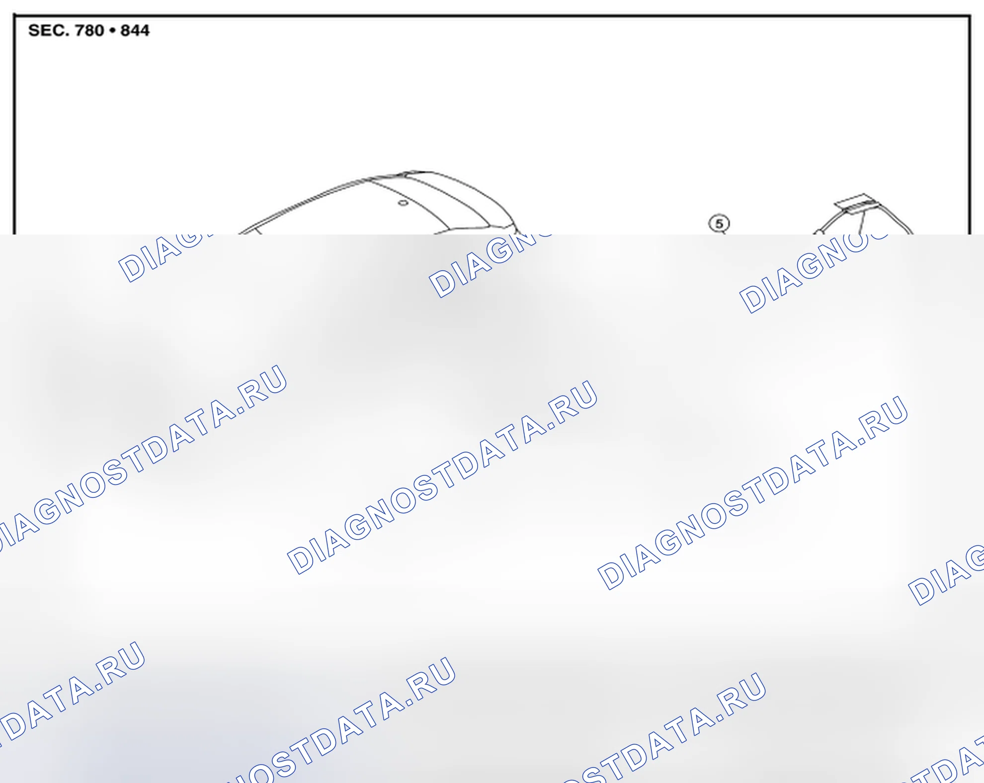 Рис. 95: Разнесенный вид. Nissan Altima L33
