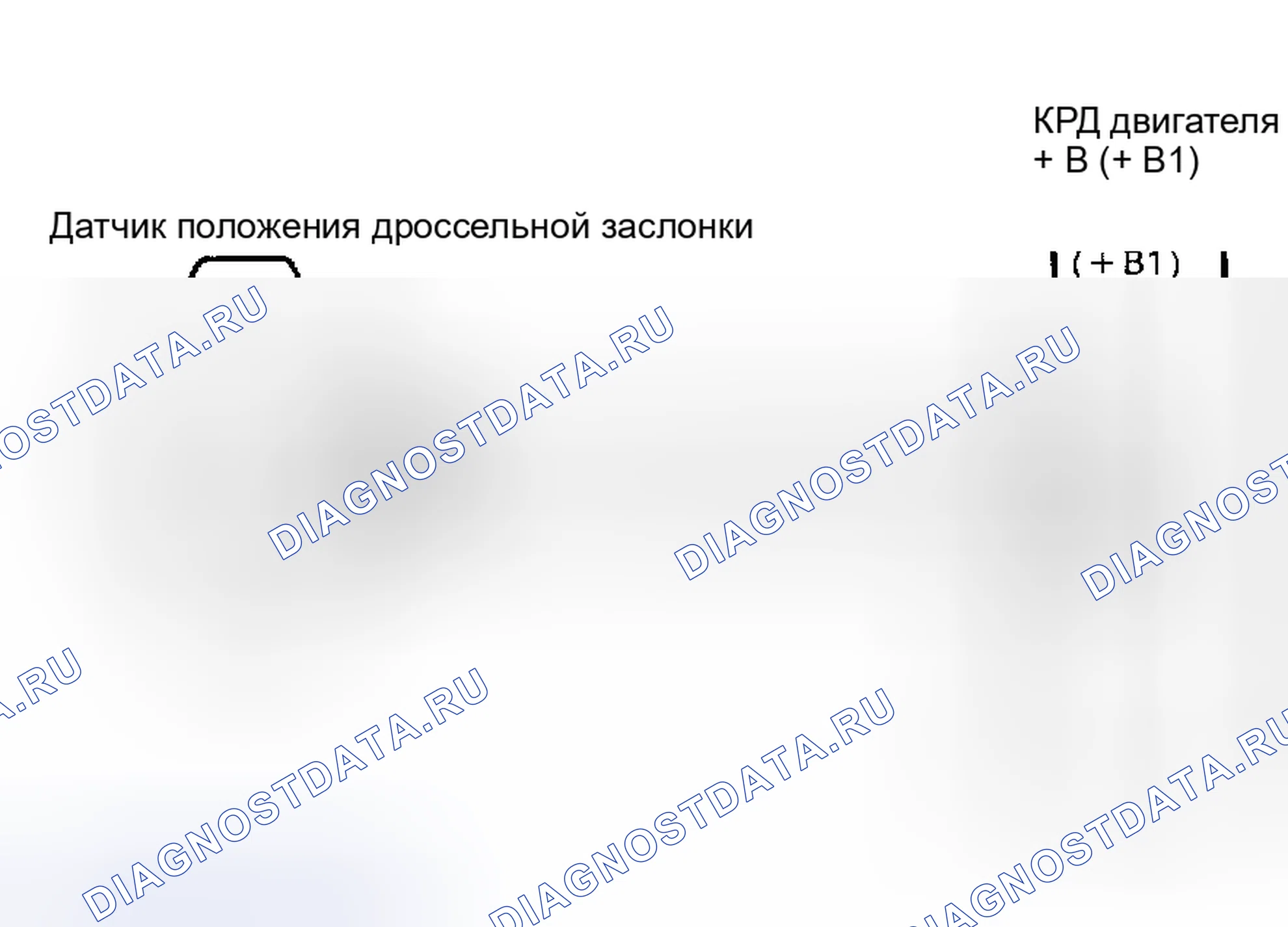Рис. 59: Схема кода 41 / испытания № 8 - сигнал датчик положения дроссельной заслонки. Toyota Tercel L40