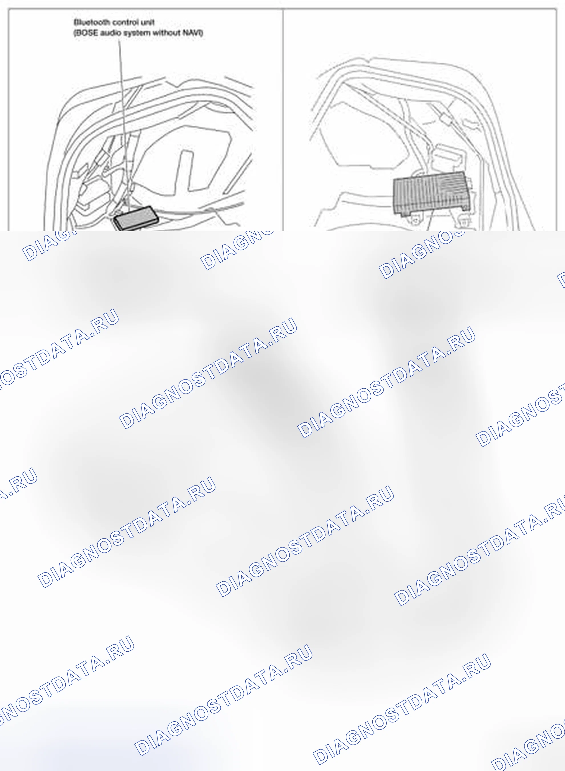 Рис. 122: Багажное отделение. Nissan Altima L33