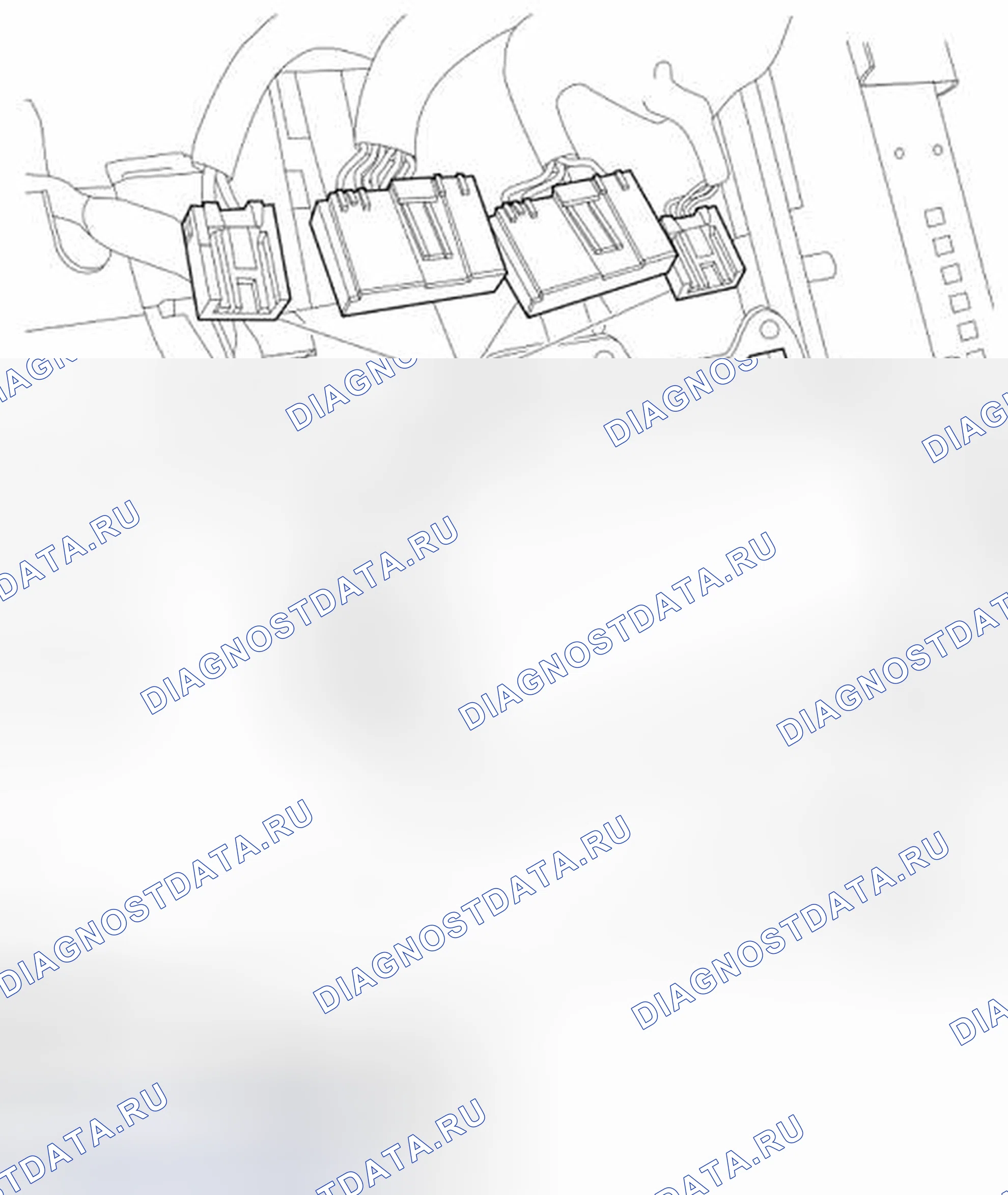 Рис. 82: Модуль сиденья водителя (DSM). Lincoln Zephyr US
