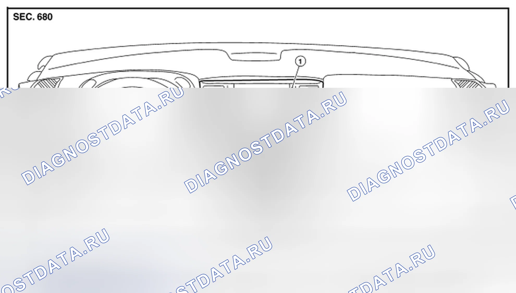 Рис. 63: Разнесенный вид. Nissan Pathfinder IV рестайлинг