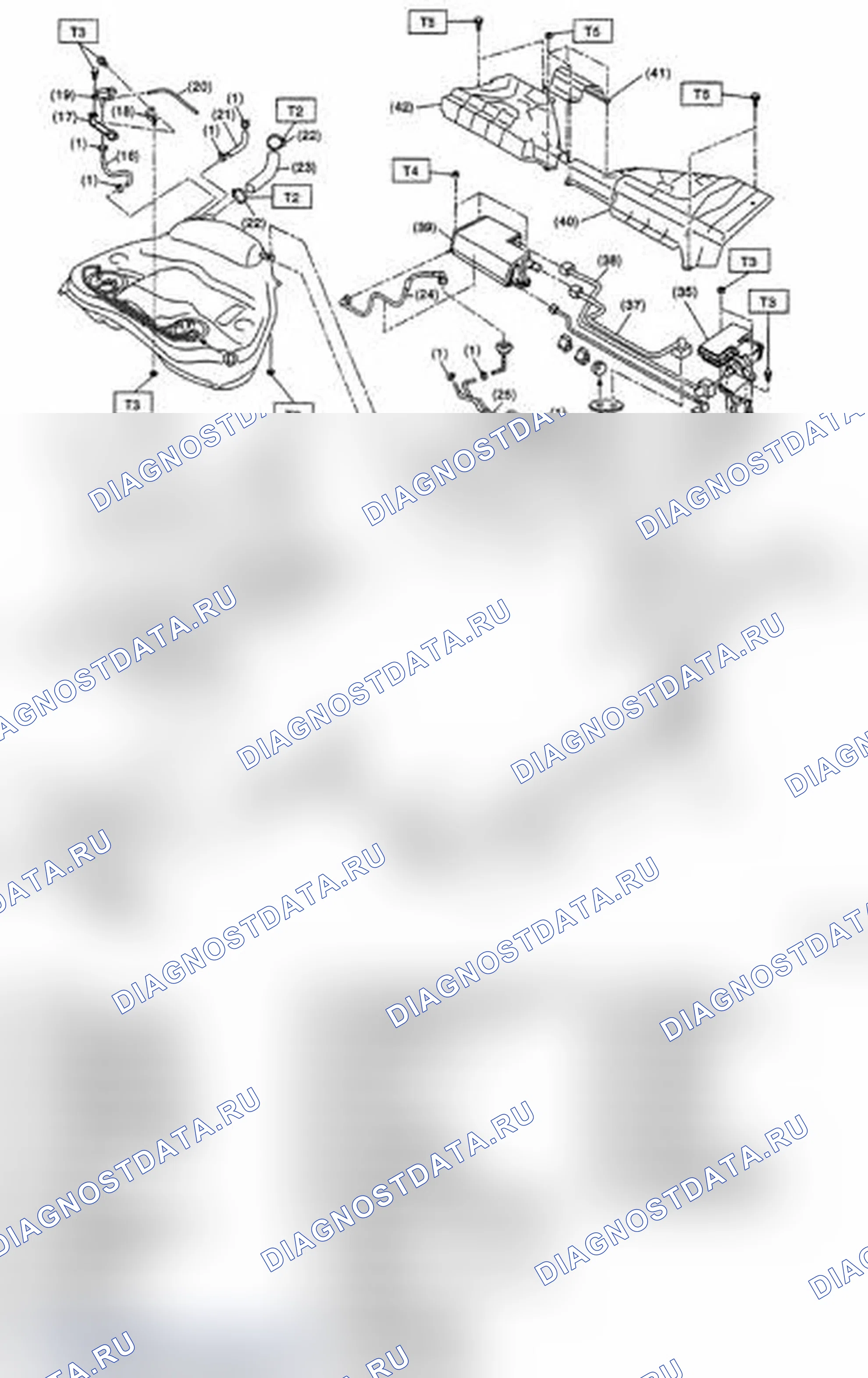 Рис. 542: ТОПЛИВОПРОВОД. Subaru Impreza WRX STI GR
