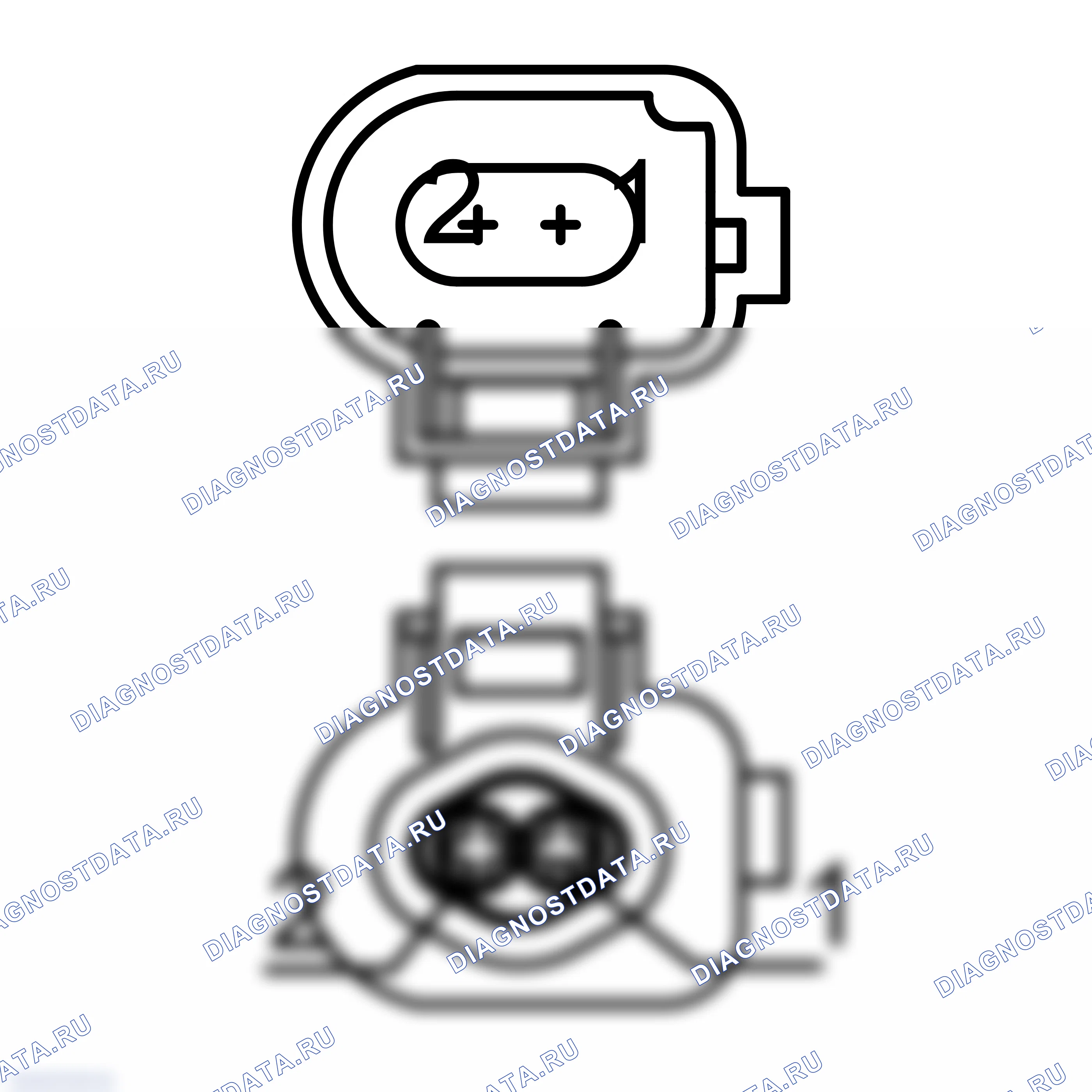 Распиновка разъёма 1J0 973 702 C — внешний вид и расположение контактов. Porsche Cayenne II