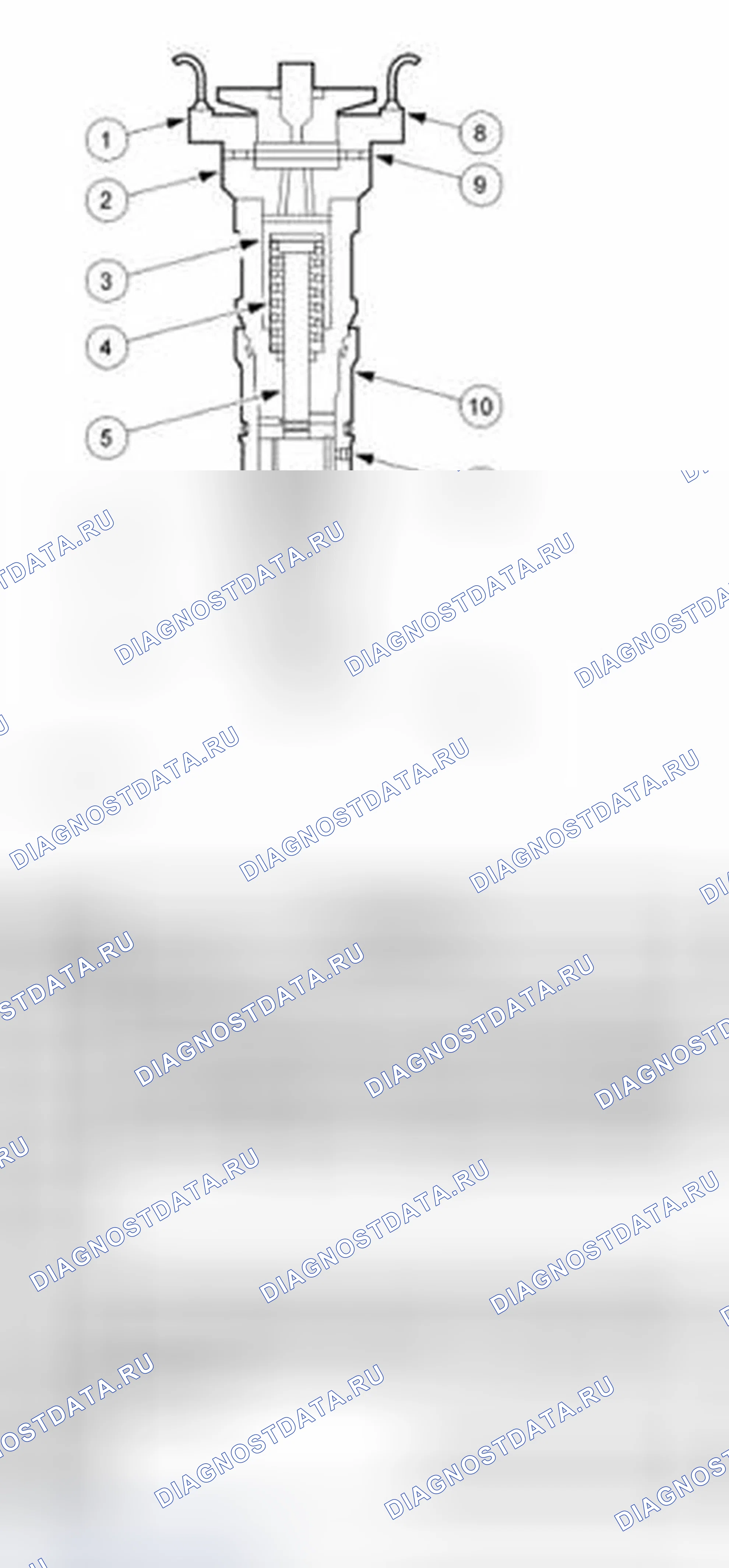 Рис. 163: Электрогидравлический инжектор. Ford Cab & Chassis F350 Super Duty 