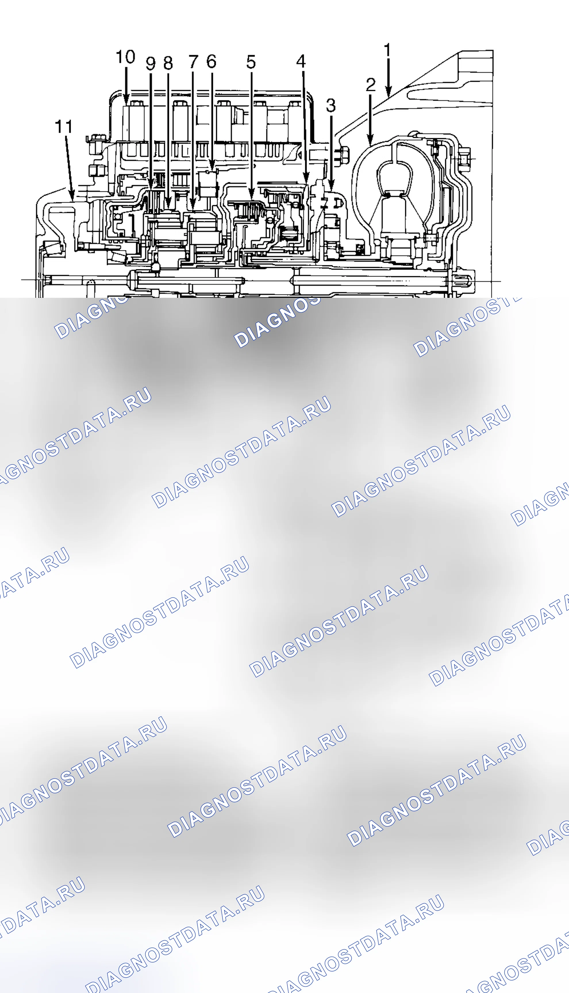 Рис. 3: ОПИСАНИЕ автоматической трансмиссии (акпп). Nissan Stanza III