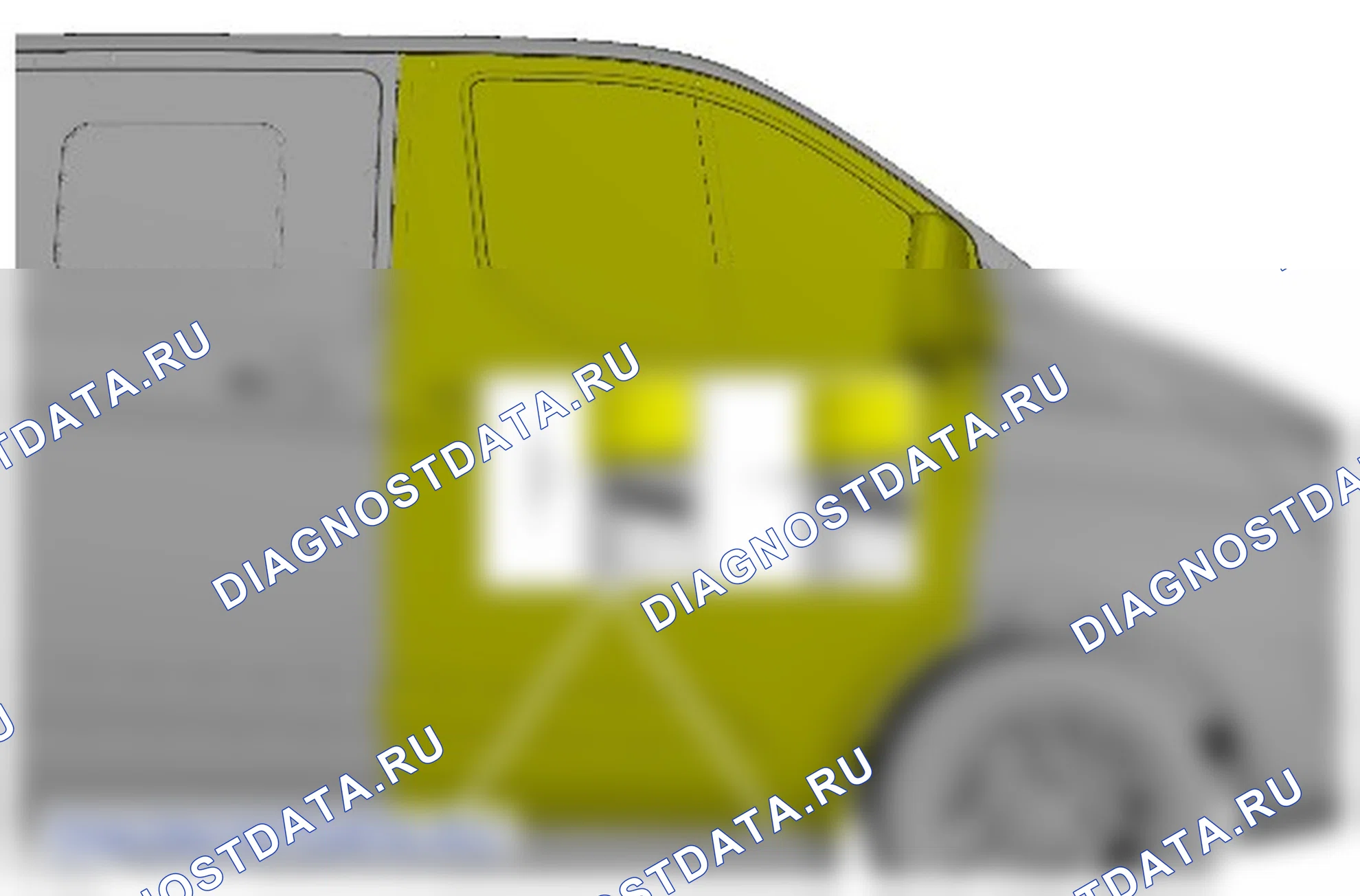 Как выверить положение передней двери. Ford Transit Custom I