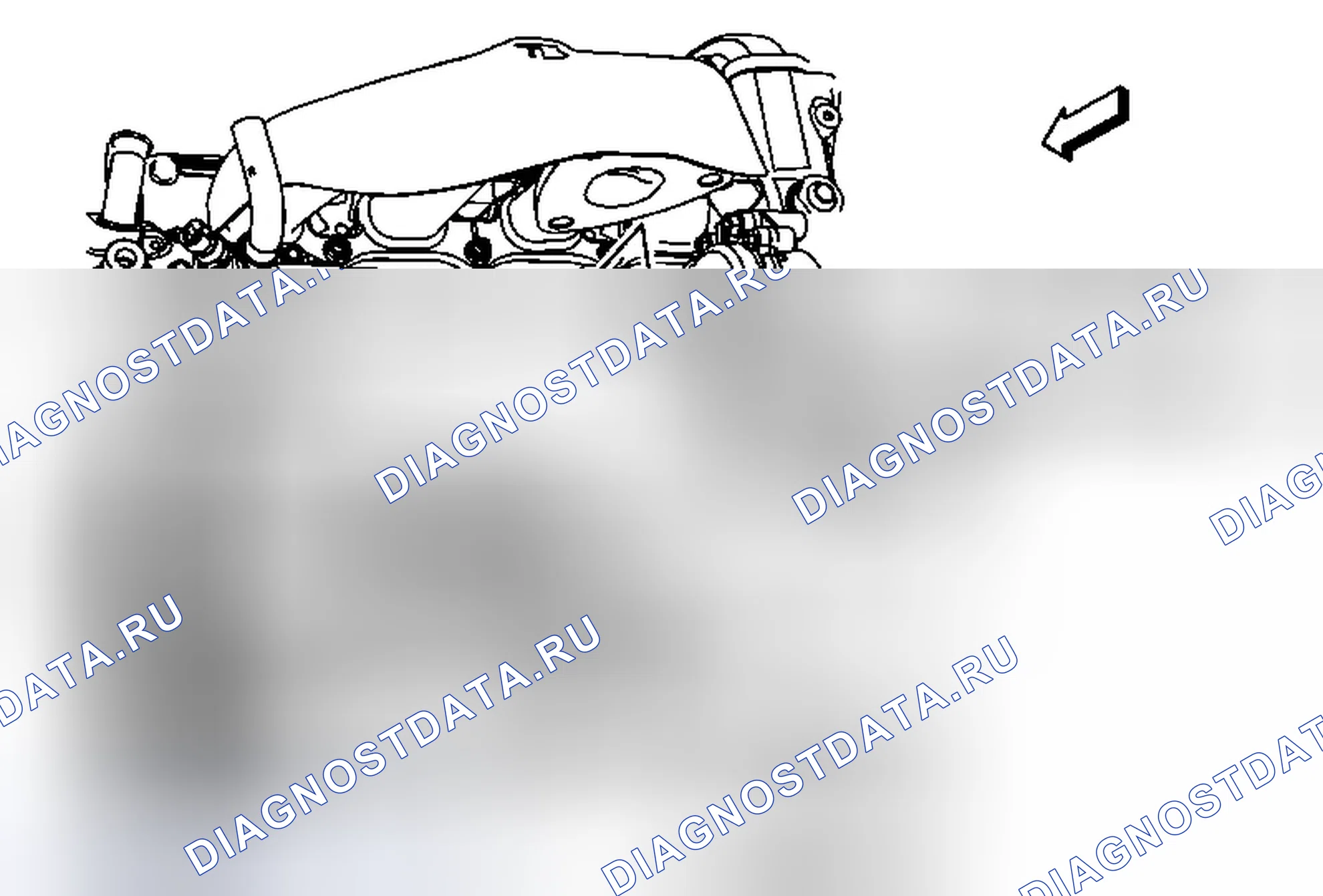 Рис. 13: Замена нагревателя охлаждающей жидкости (L4). Chevrolet Captiva I рестайлинг 2