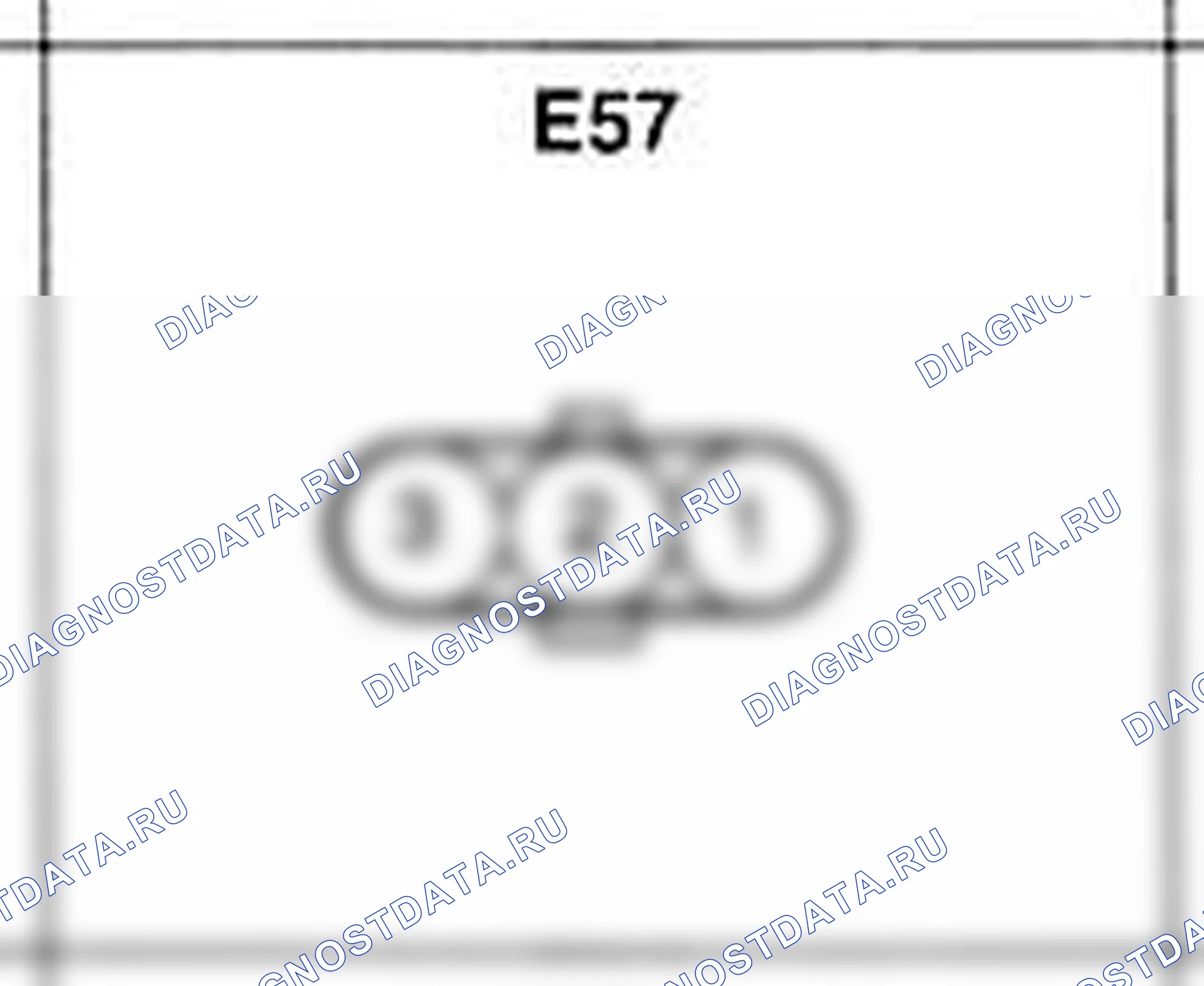 Распиновка разъёма E57 — жгута двигателя. Hyundai Atos MX