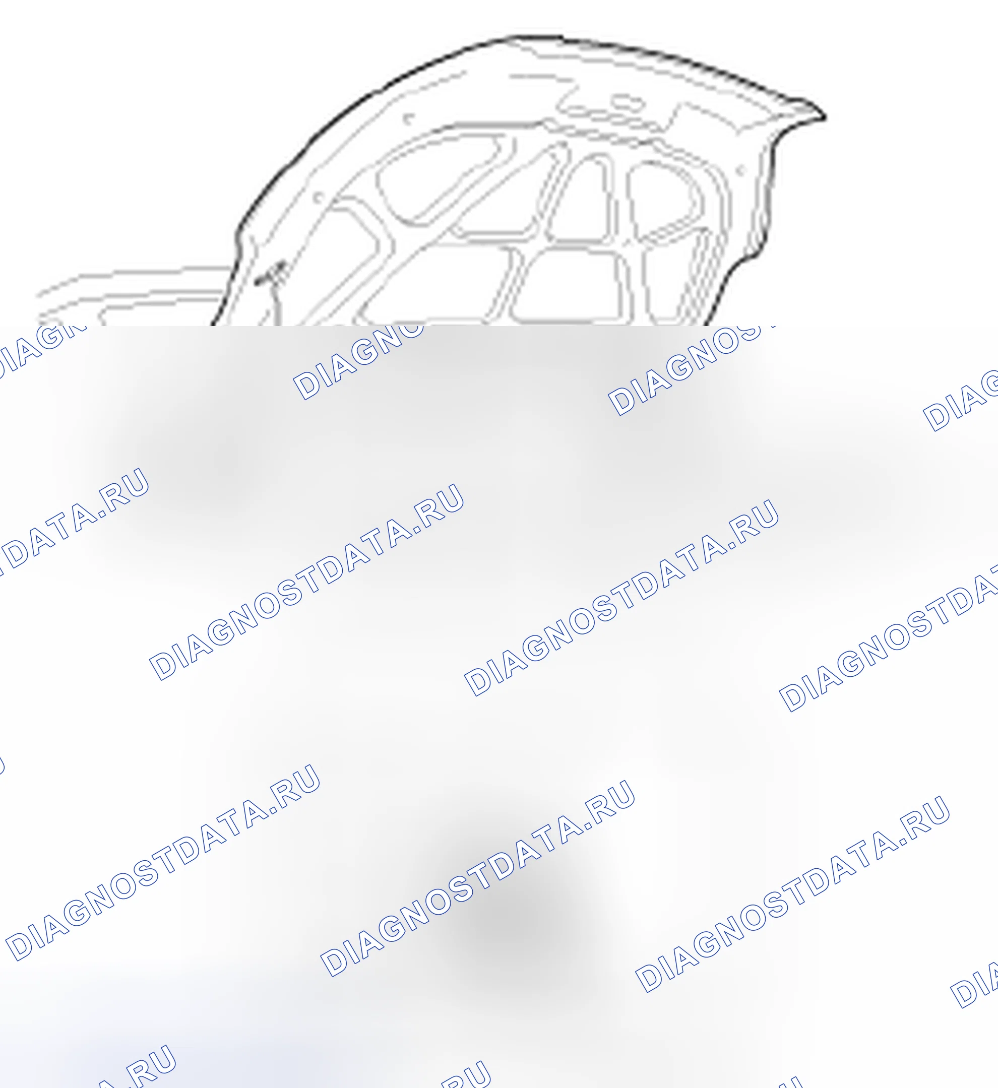 Рис. 24: Замена капота в сборе. Geely Vision X3 Pro I