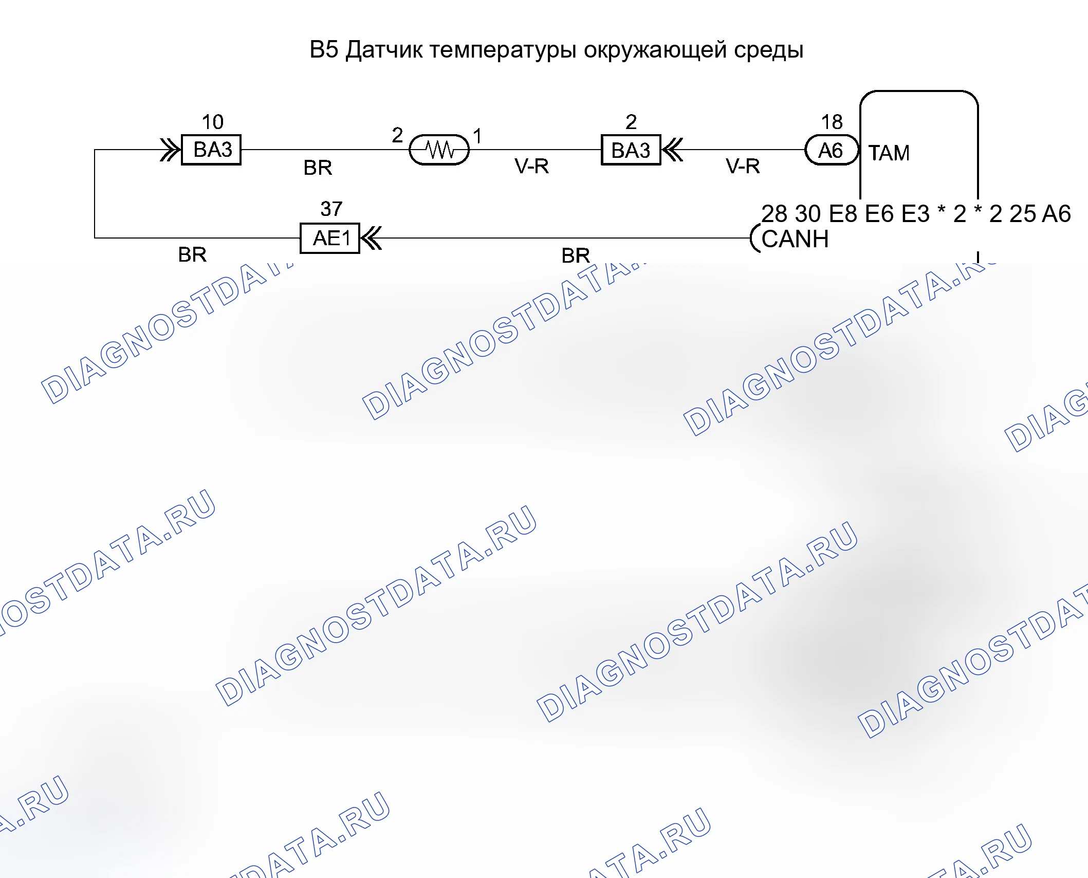 Рис. 4: электросхема. Haval H8 I