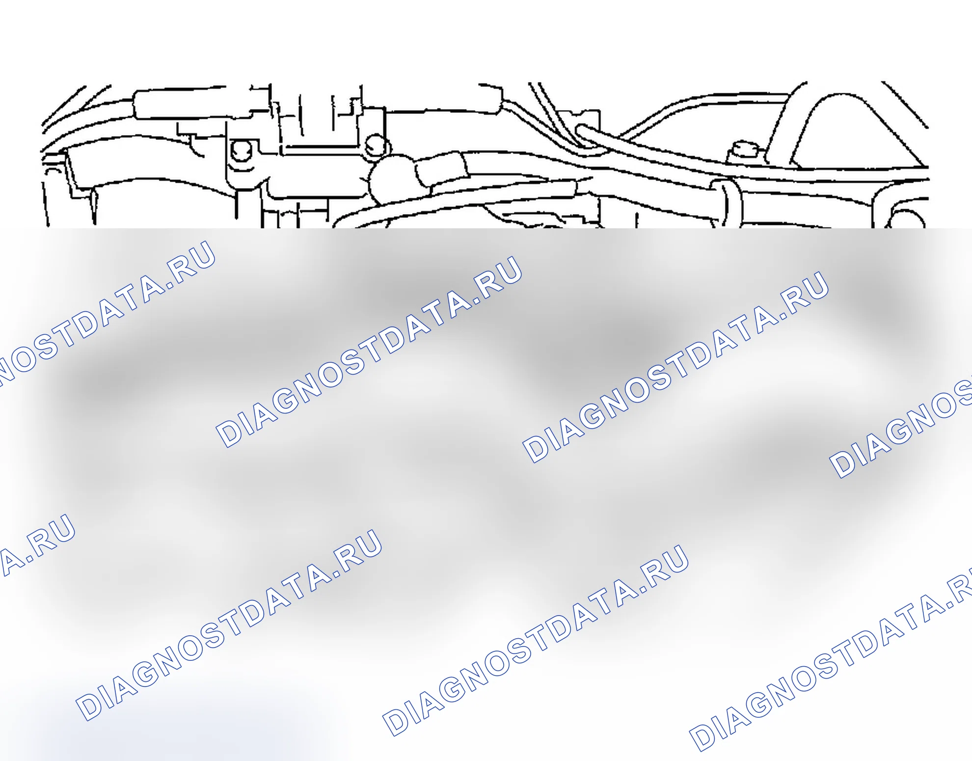 Рис. 423: ПЕРЕДНИЙ РЕМЕНЬ. Subaru Impreza WRX GD/GG рестайлинг