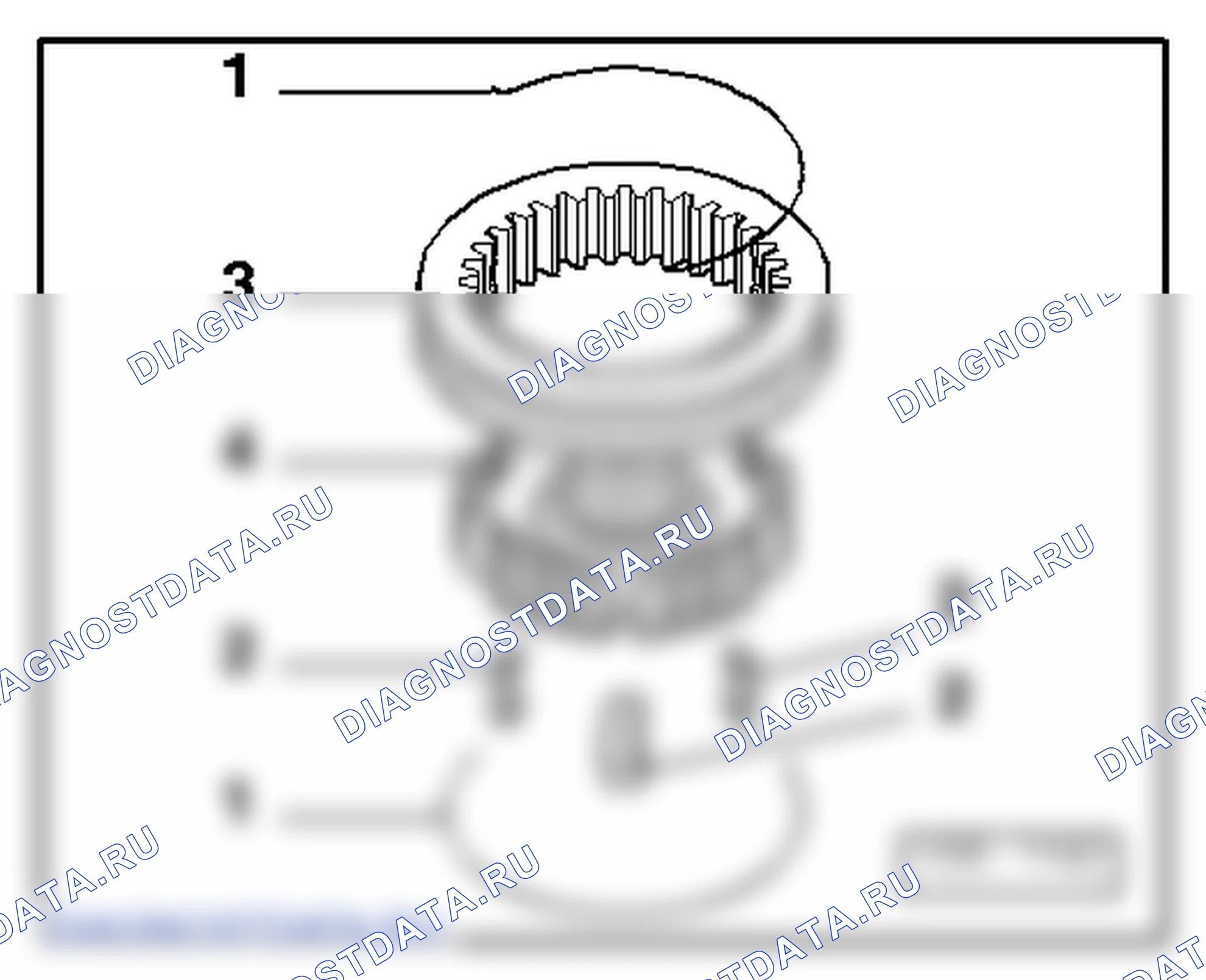 Ведомый вал (Кoрoбкa пeрeдaч 02R). Skoda Fabia I