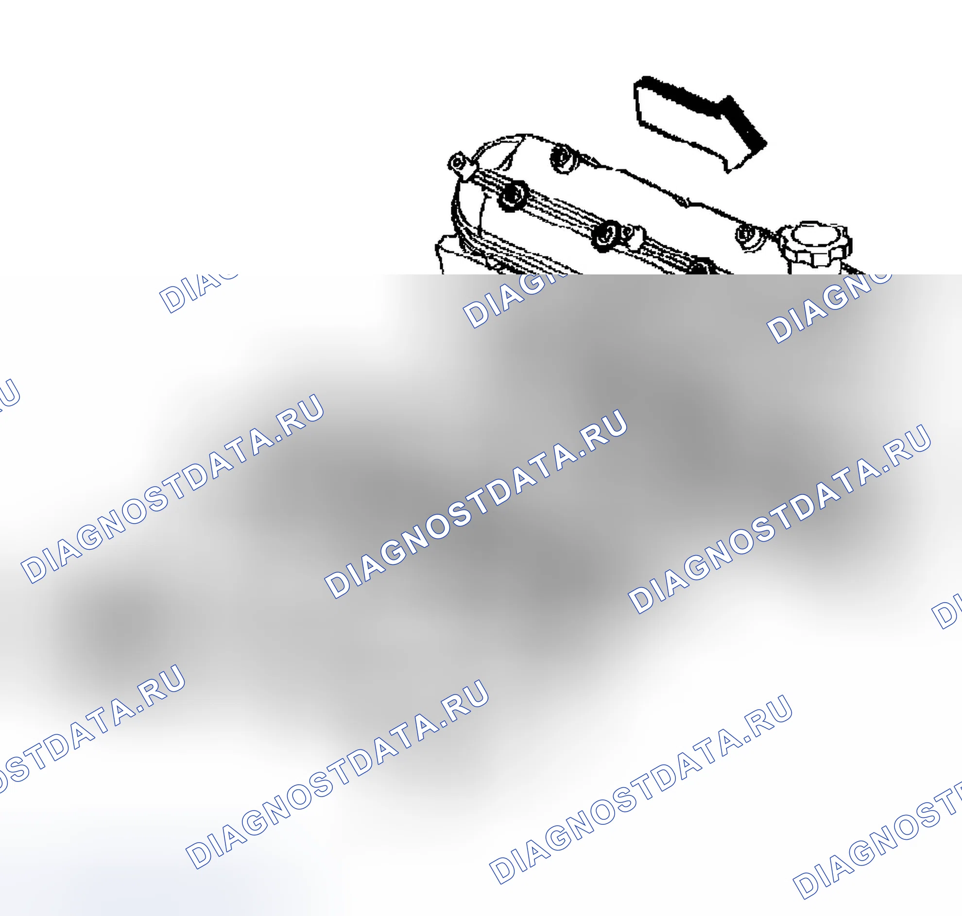 Рис. 455: Демонтаж выпускного коллектора - справа. Chevrolet Suburban K2500 GMT800