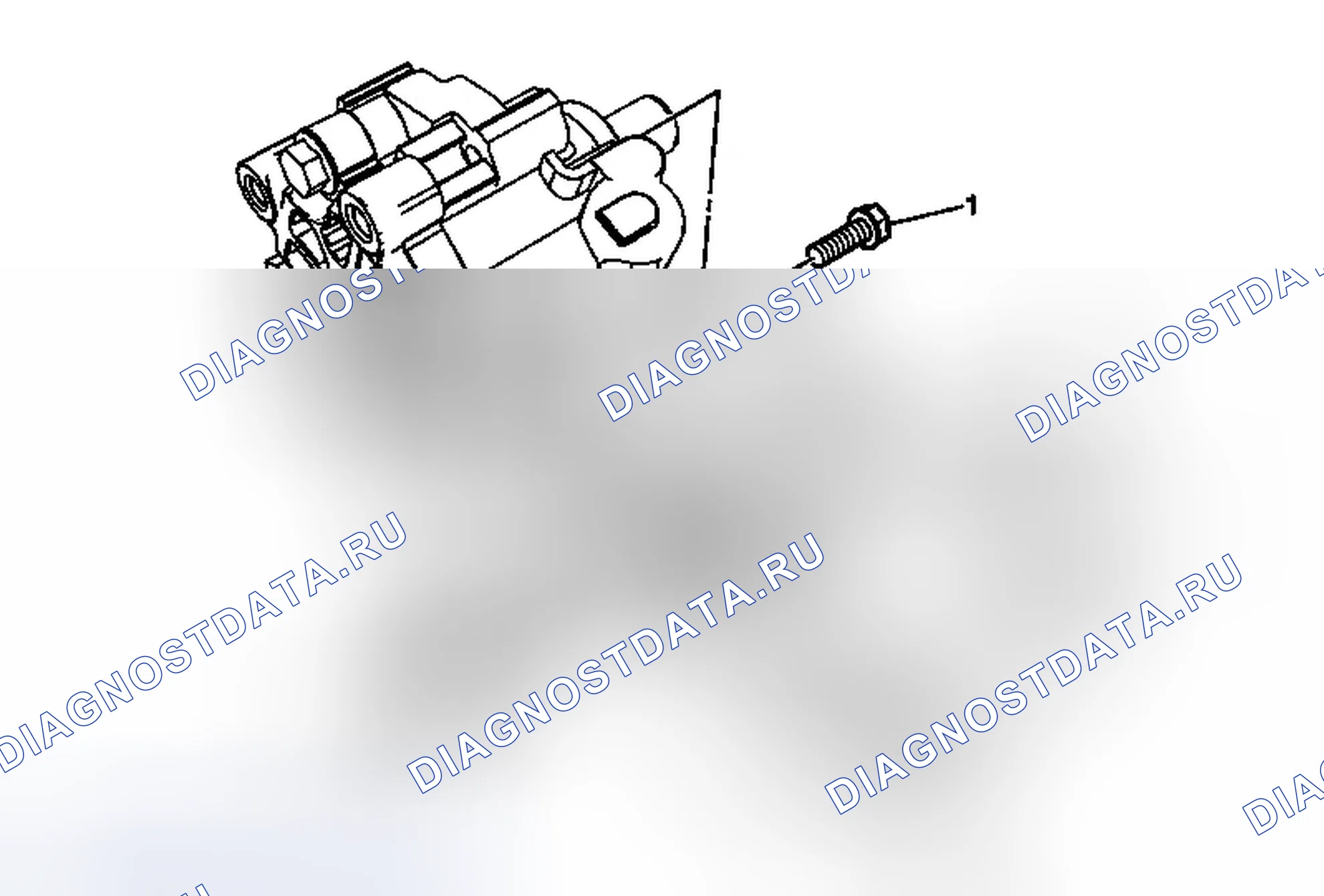 Рис. 6: Замена резервуара жидкости гидроусилителя руля - нижняя (3.0L). Chevrolet Captiva I рестайлинг 2