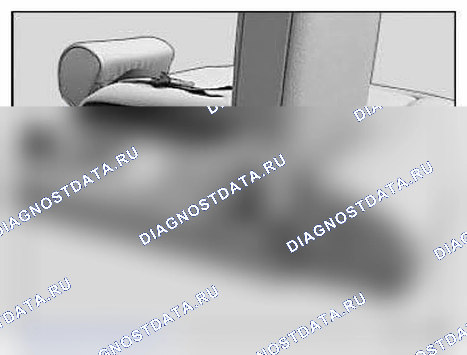 Рис. 352: 52 26 030 Снятие и установка/замена подлокотника для спинки заднего сиденья (система сквозной загрузки). BMW X5 M E70