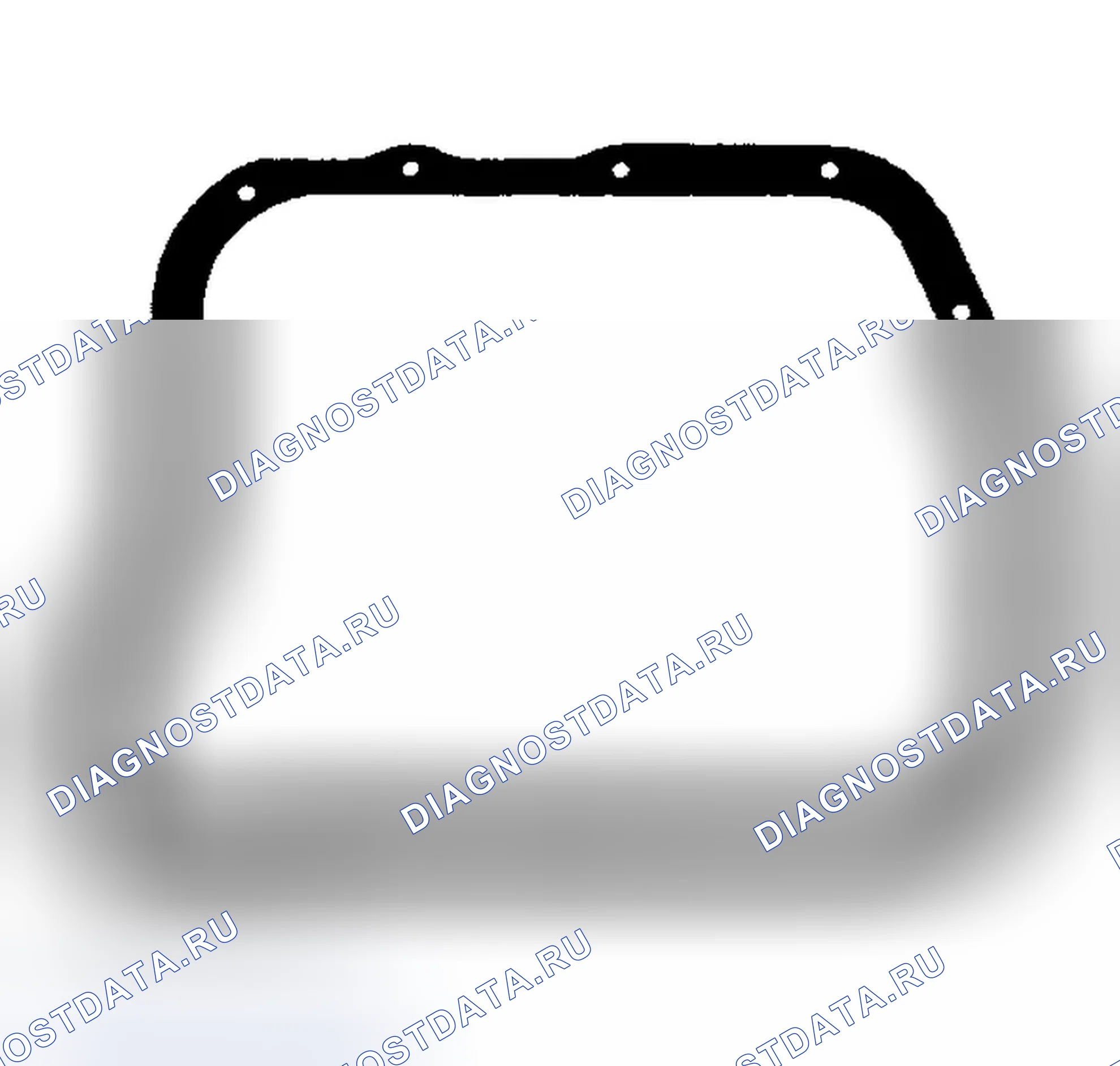 Рис. 181: Идентификация 36RH и 46RH / 47RH прокладки масляного поддона. Dodge Ram Van B3500 B pre