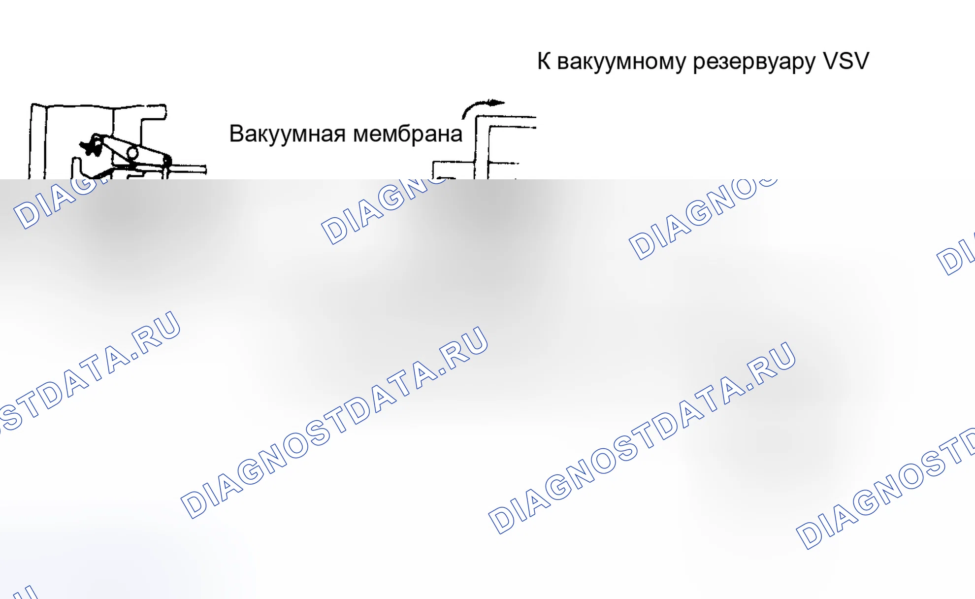 Рис. 4: Схема вакуумного переключающего клапана (A / C выкл) все, кроме Land Cruiser. Toyota Celica A60