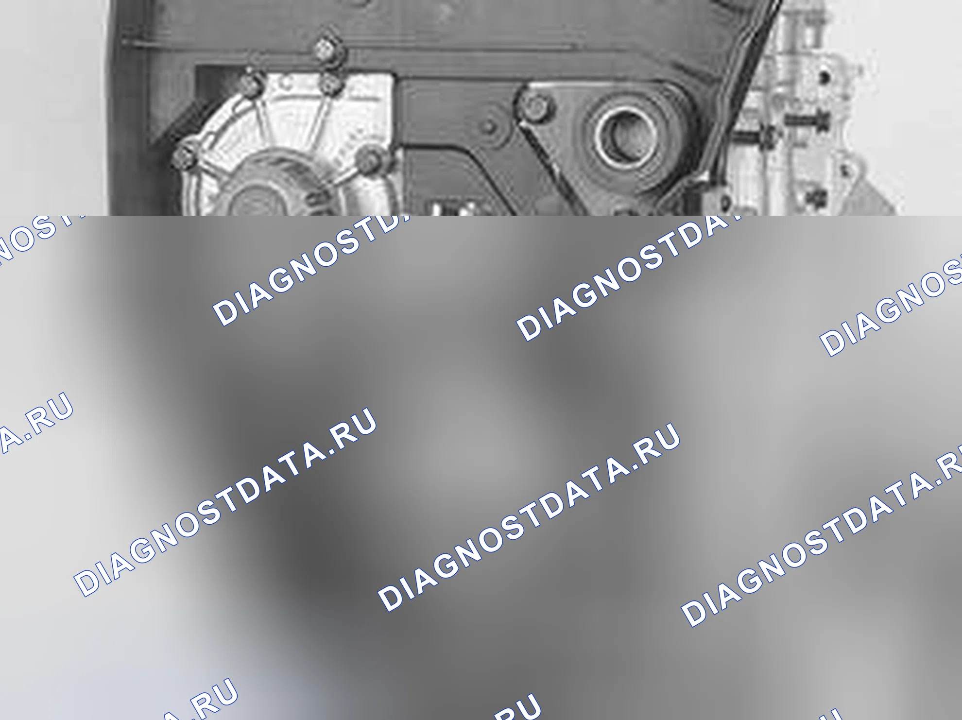 Рис. 885: УСТАНОВКА НАТЯЖНОГО ШКИВА И НАТЯЖЕНИЯ РЕМНЯ. Volvo XC90 I