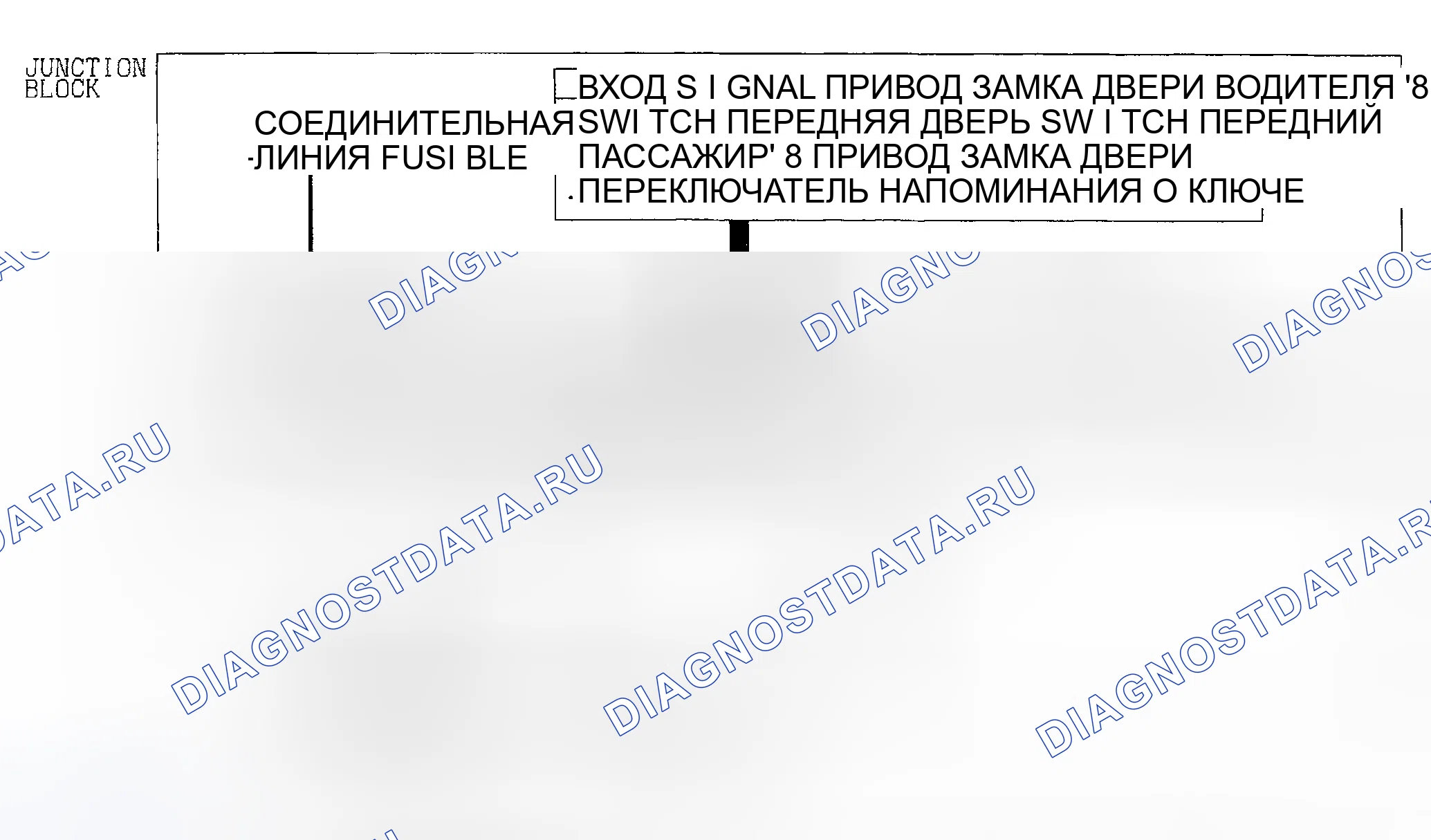 Рис. 535: ПРИНЦИПИАЛЬНАЯ СХЕМА. Mitsubishi Montero III