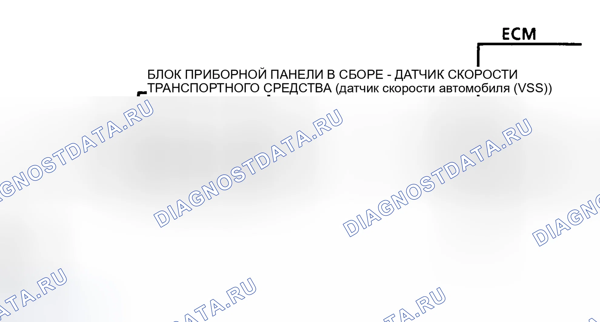 Рис. 28: Код 24 - Схема датчика скорости транспортного средства. Geo Tracker I