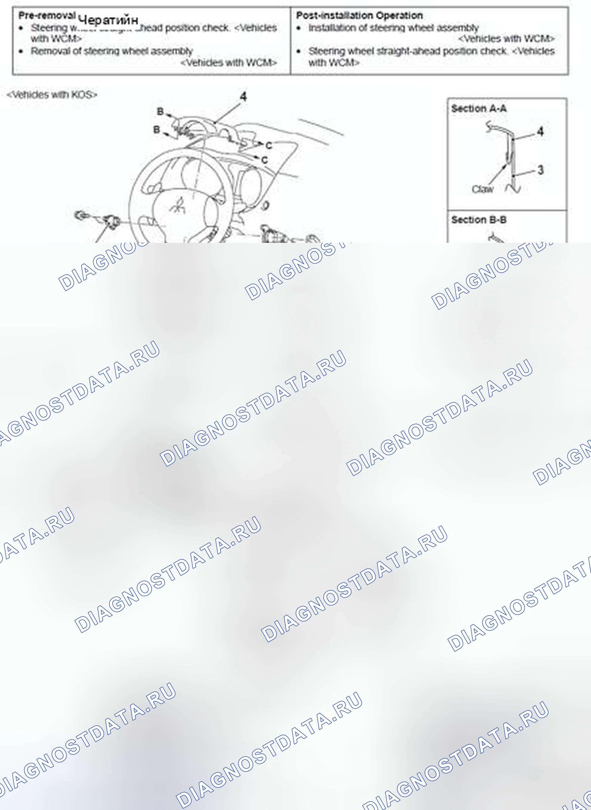 Рис. 9: ДЕМОНТАЖ И МОНТАЖ. Mazda MX-5 NB