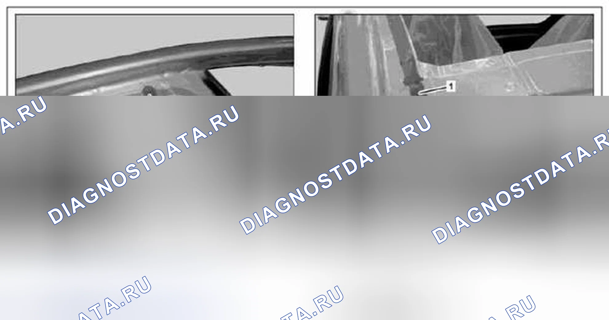 Рис. 87: Примечания по ремонтному лакокрасочному покрытию в зоне склеивания окон и компонентов - AH98,00-P-9408-xthagx2 07MCC. Kia Soul I