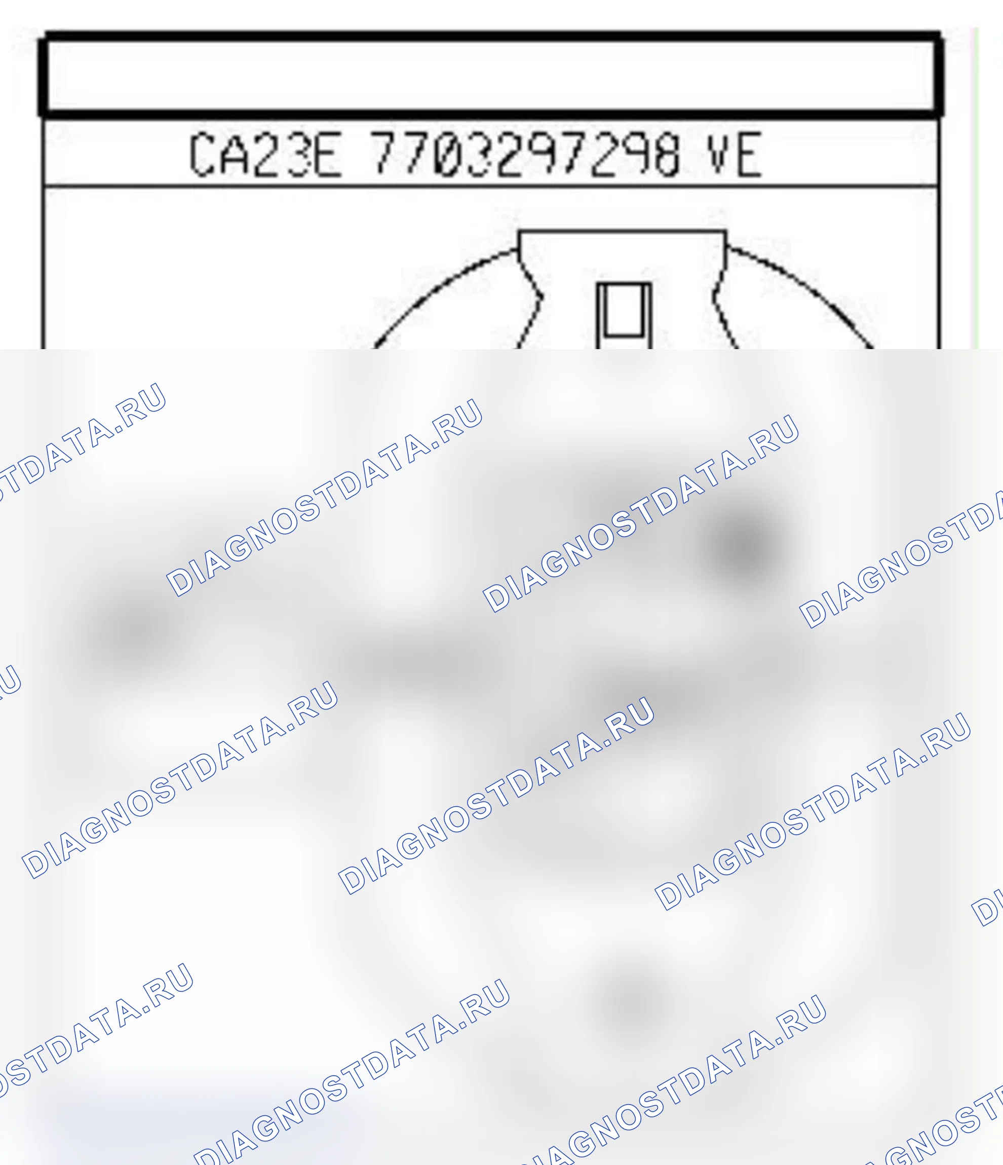 Распиновка разъёма 155 — Выкл. света задн. хода. Renault Clio II