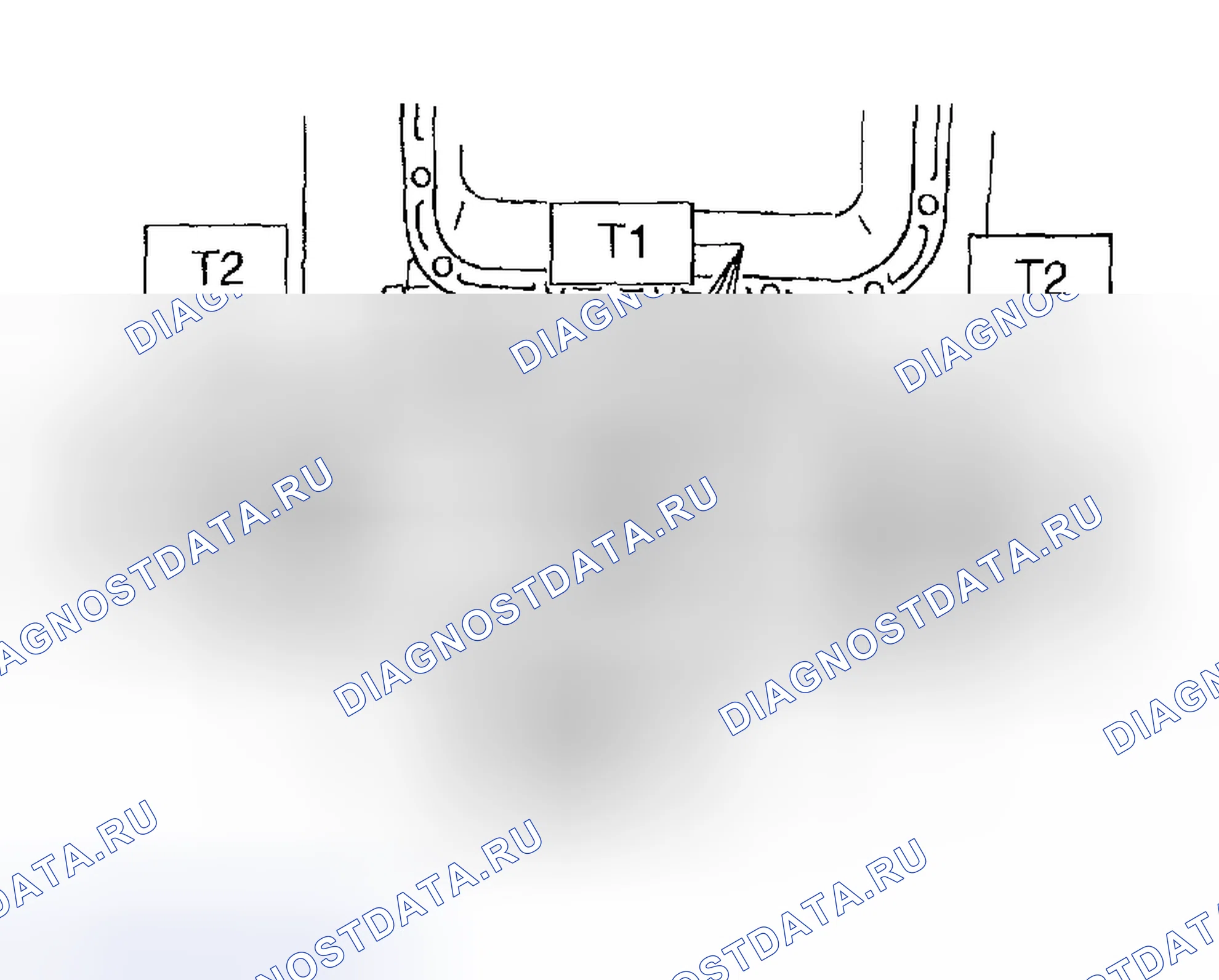 Рис. 523: ПОПЕРЕЧИНА И ПОДУШКА ИЗ РЕЗИНЫ. Subaru Forester SG