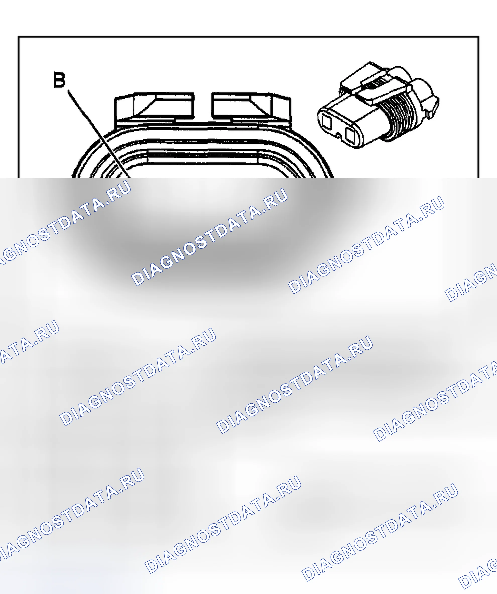 Рис. 367: Фара - Ближний свет - Левый (с HID) (поколение 2.5). Cadillac Seville V