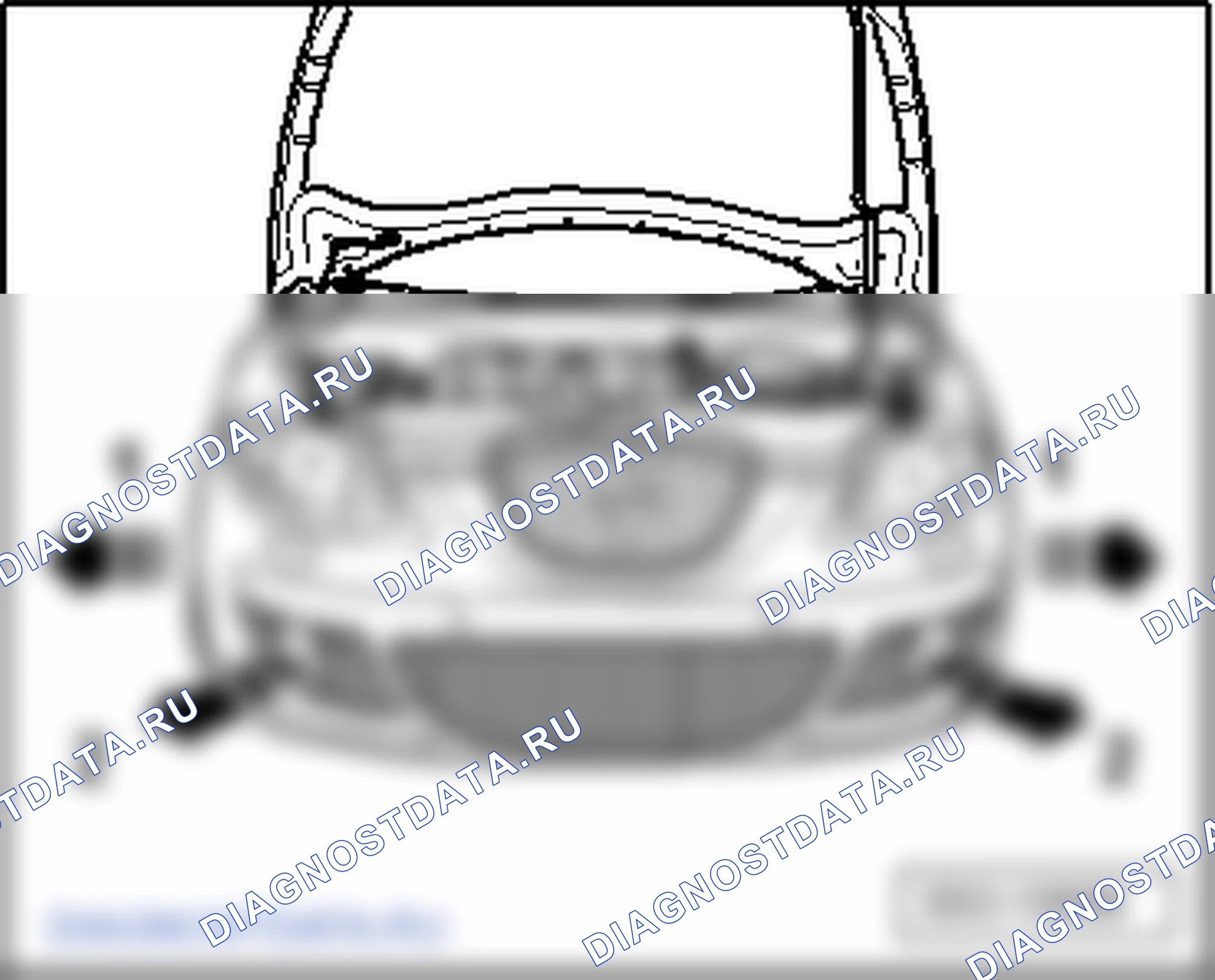 Облицовка бампера. SEAT Altea I