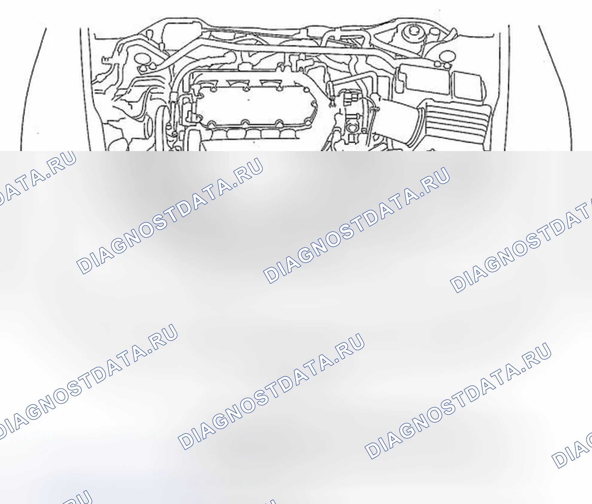 Рис. 713: Указатель расположения компонентов. Honda Accord VII