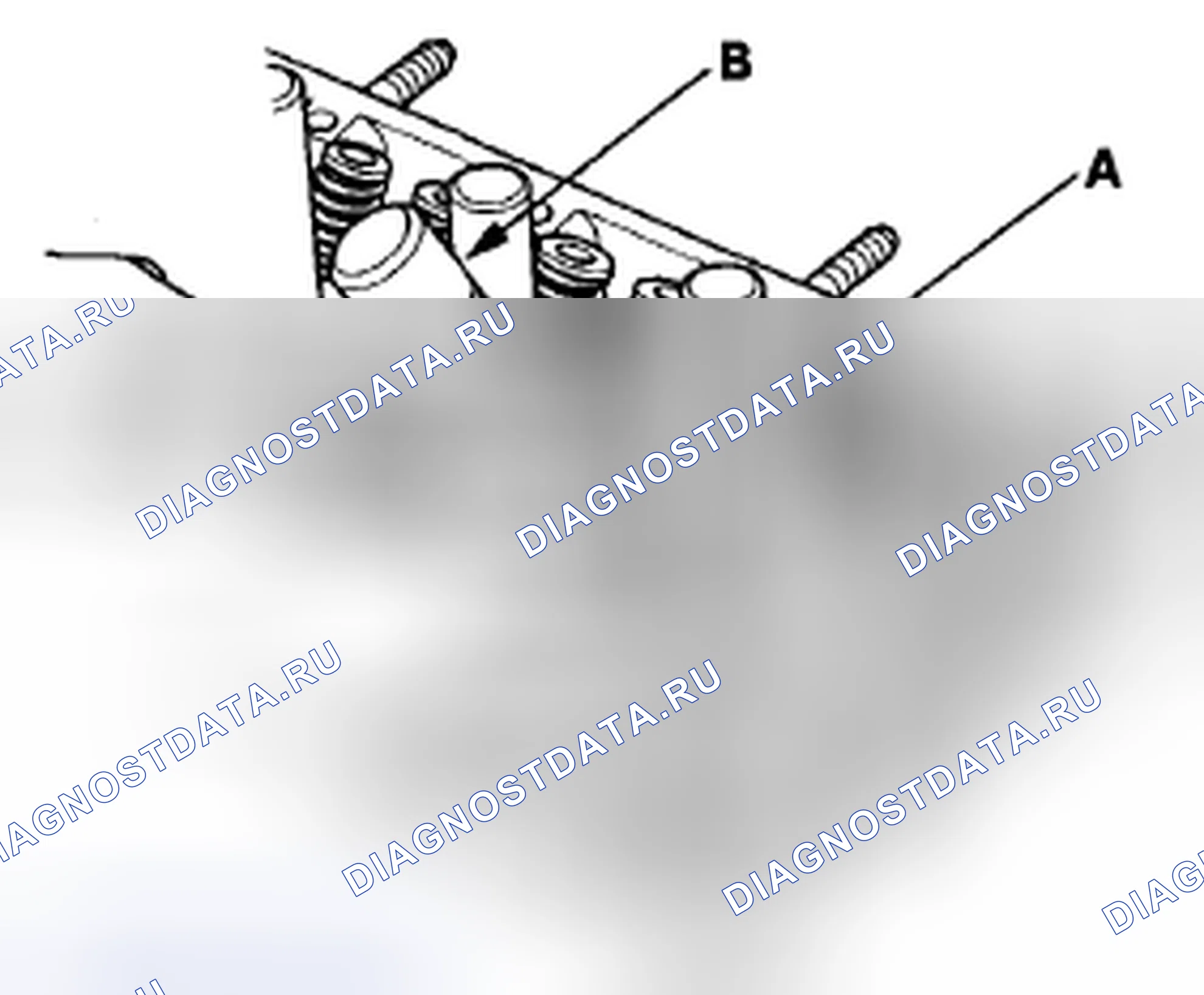 Рис. 134: Демонтаж клапана, пружины и уплотнения клапана. Acura CSX I