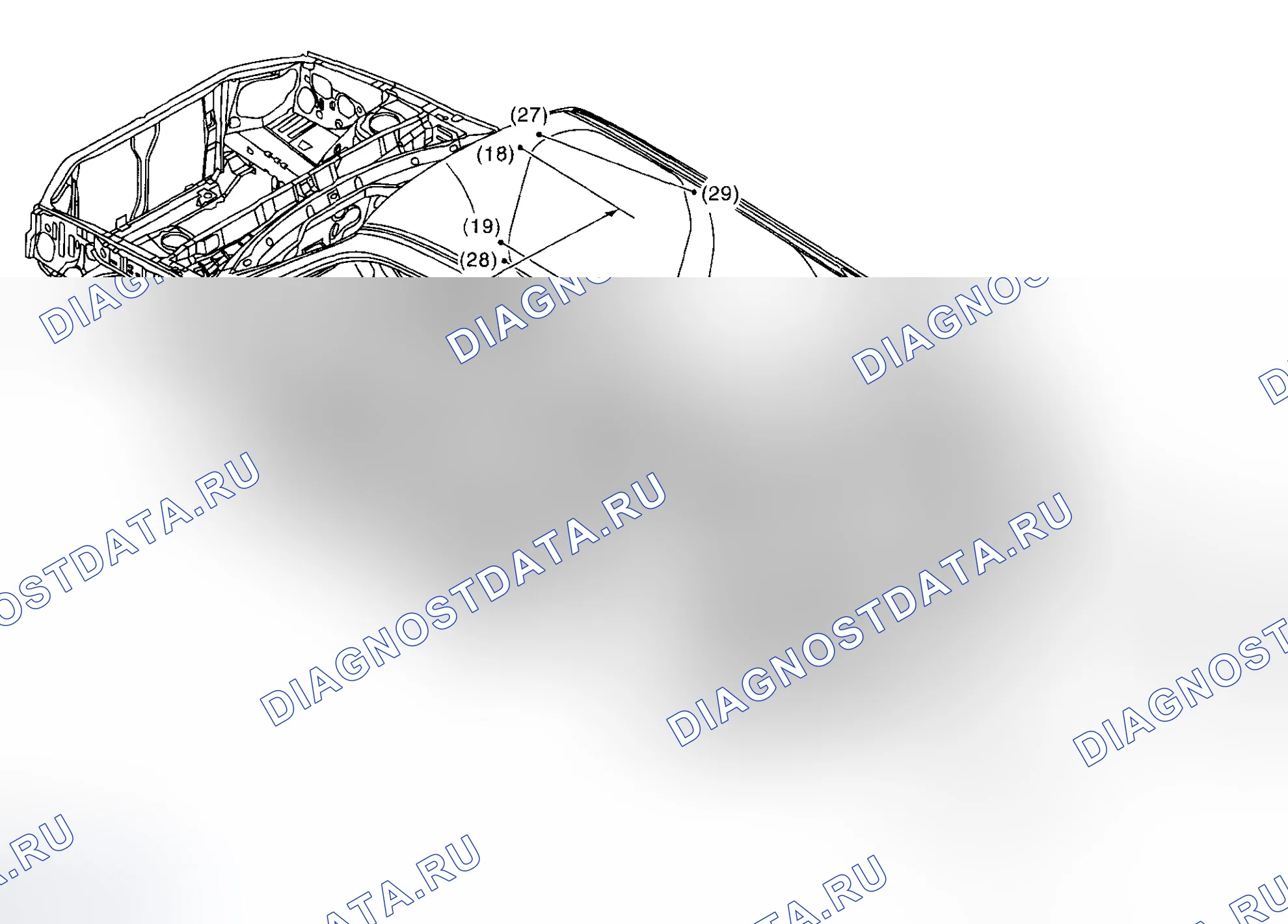Рис. 10: ЗАДНЯЯ КОНСТРУКЦИЯ. Honda WR-V I