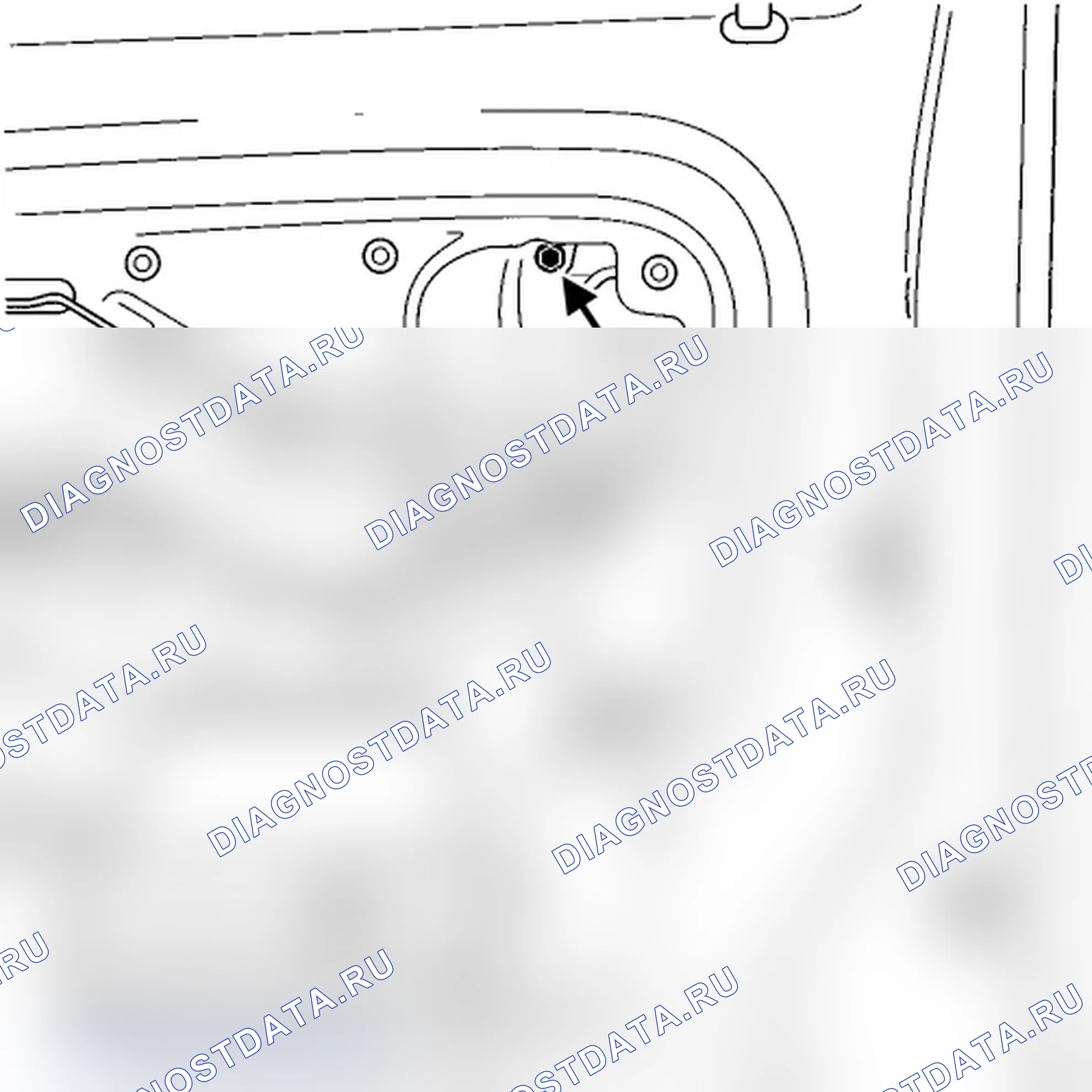 Наружная ручка передней двери. Renault Kangoo II-BeBop