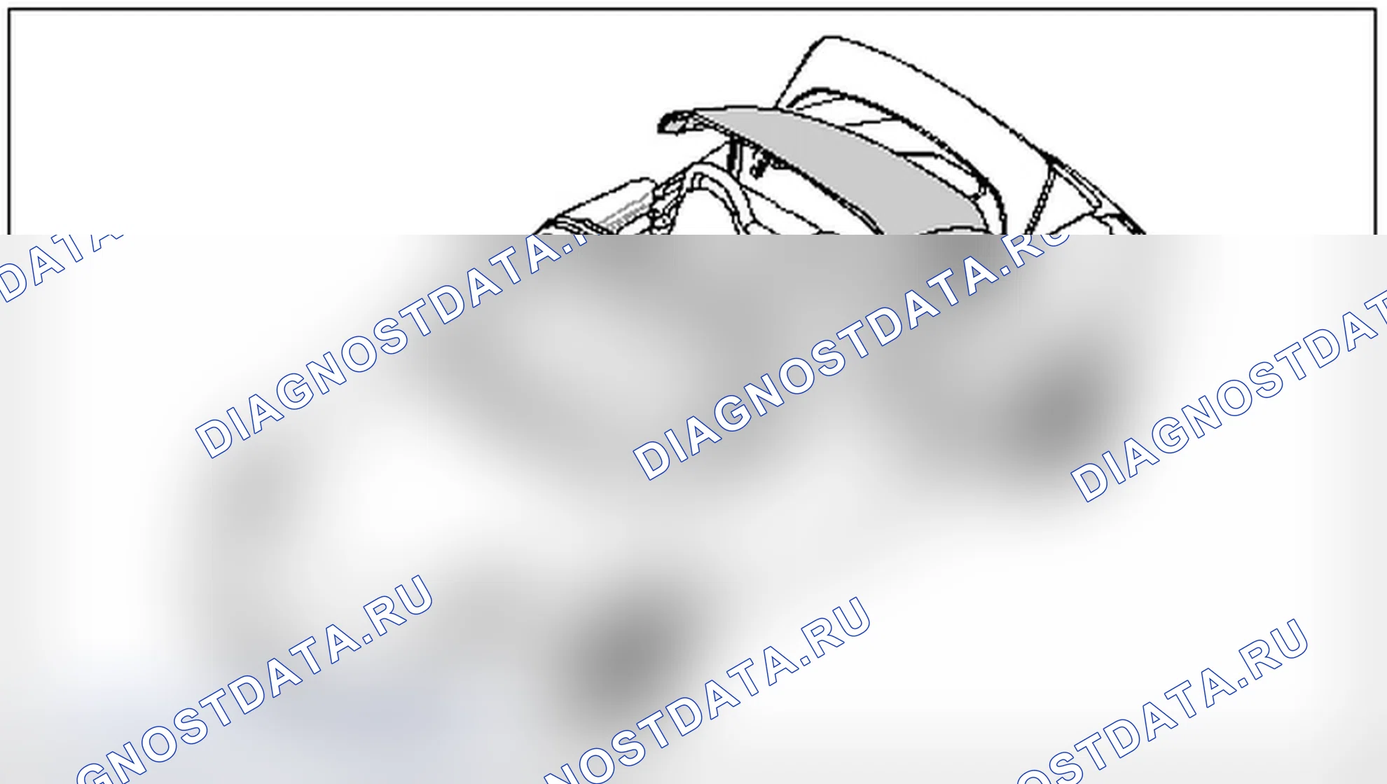 Рис. 77: Перемещение складной верх в рабочее положение. Porsche Boxster S 987