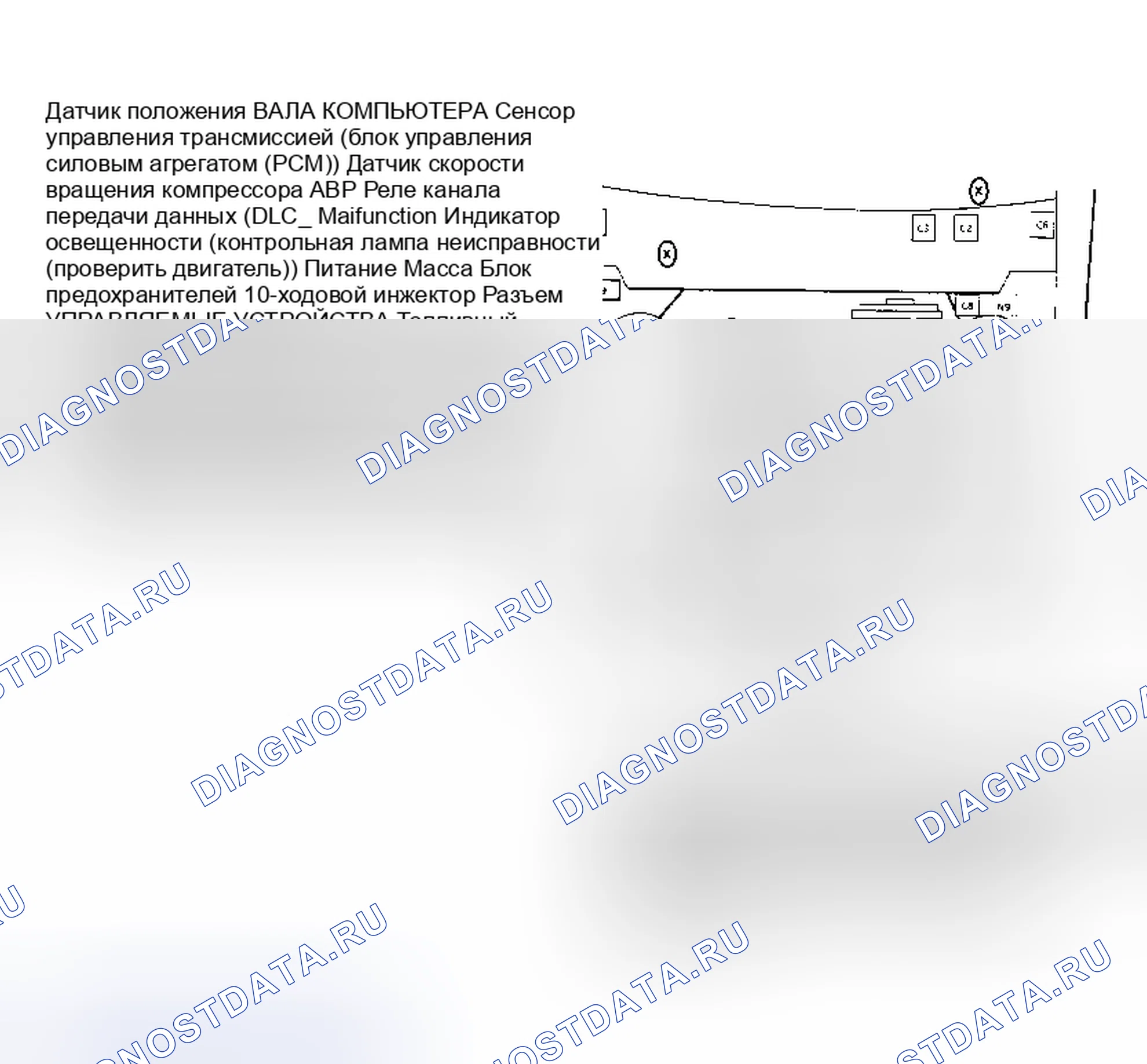 Рис. 109: РАСПОЛОЖЕНИЕ КОМПОНЕНТОВ. Hyundai Staria I