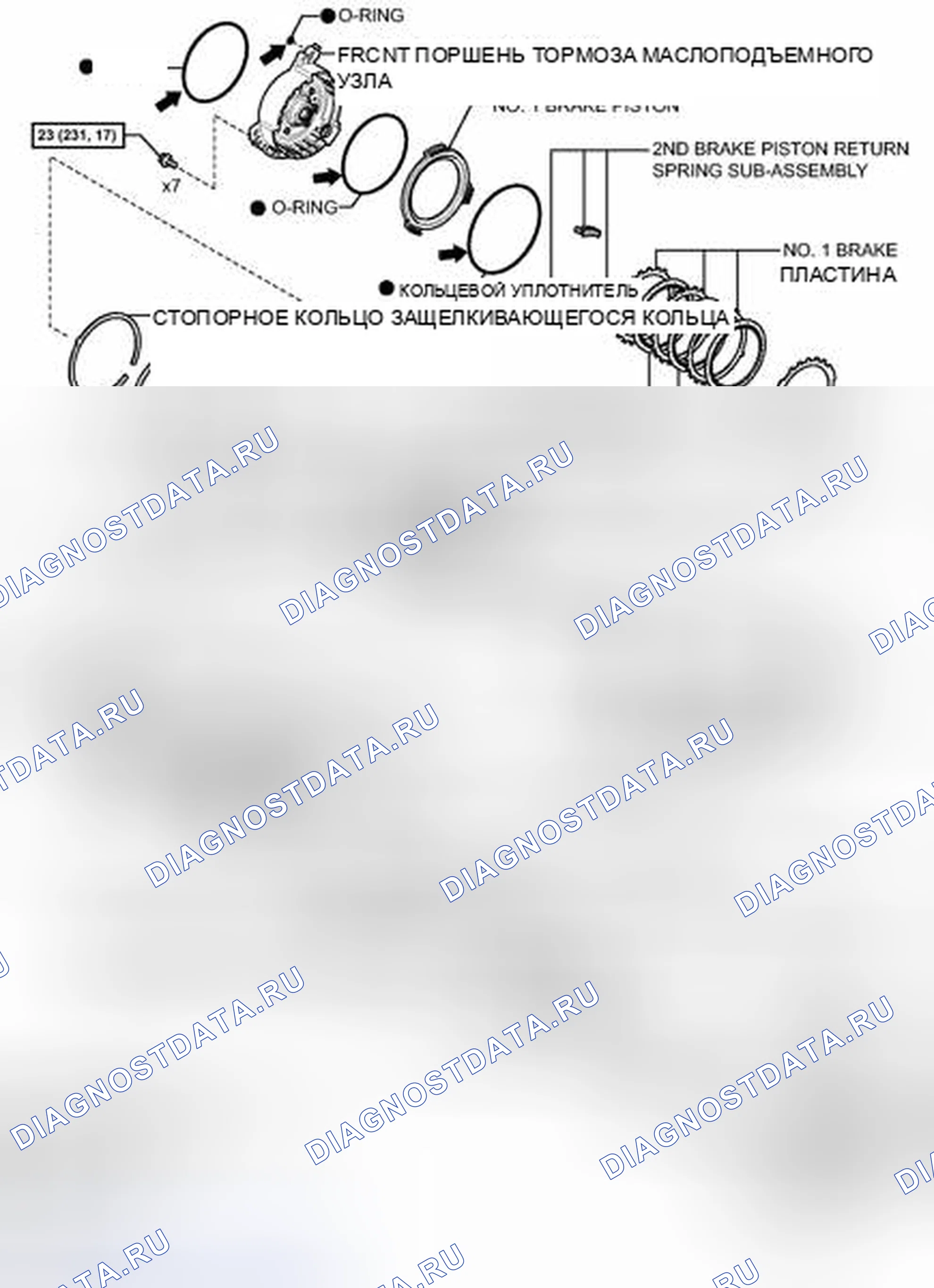 Рис. 950: ИЛЛЮСТРАЦИЯ. Toyota Sienna III
