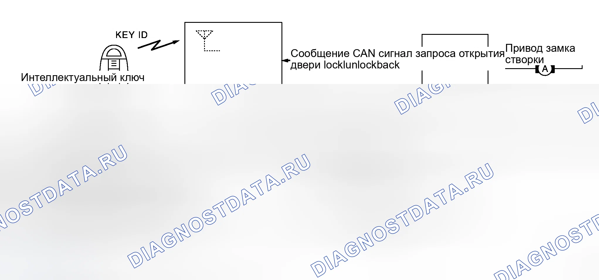 Рис. 266: Схема системы. Honda Integra I