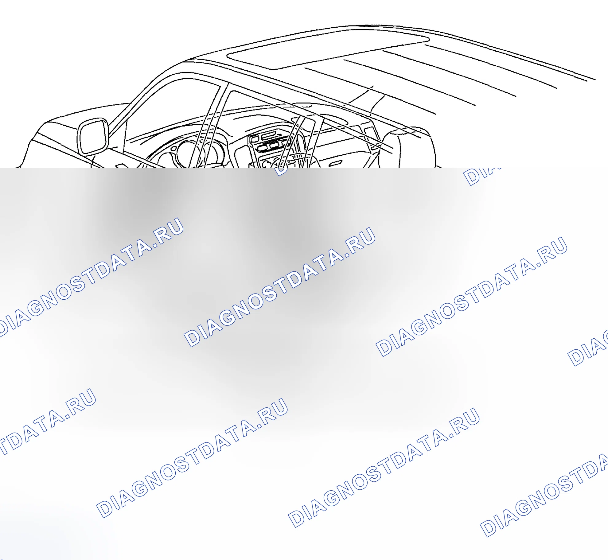 Рис. 1: РАСПОЛОЖЕНИЕ. Toyota Highlander I рестайлинг