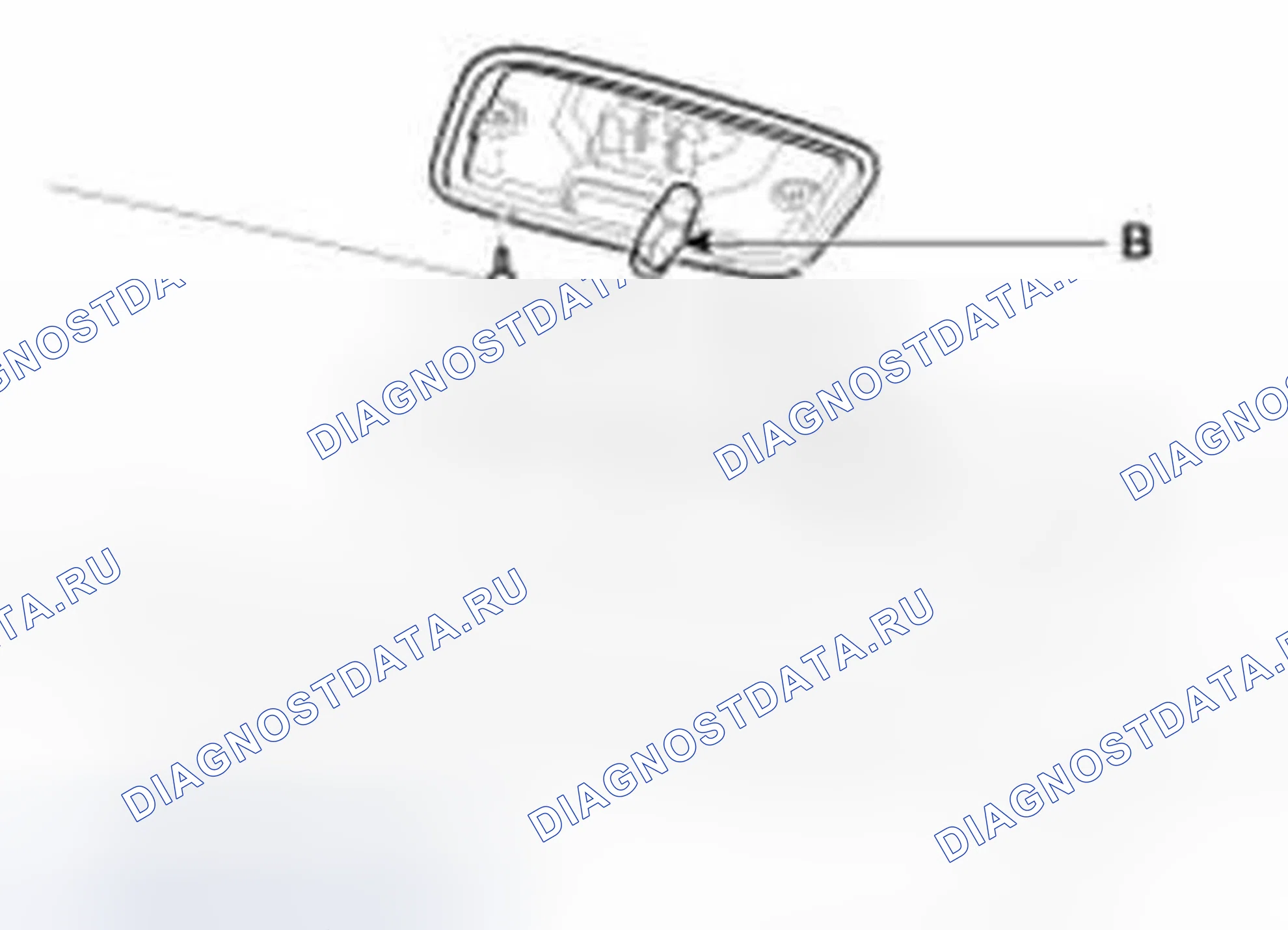 Рис. 44: Комнатная лампа. Hyundai Elantra V