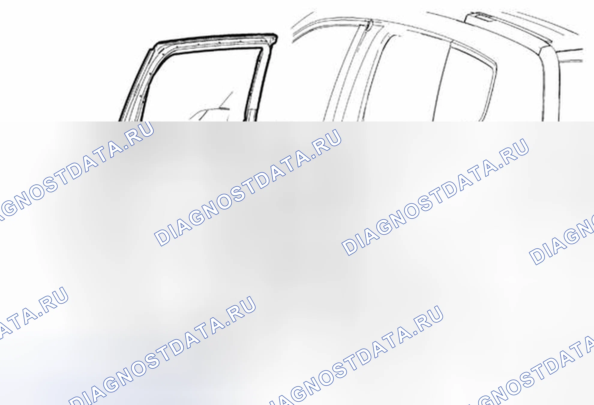 Рис. 93: Замена задней боковой двери. Chevrolet Orlando I